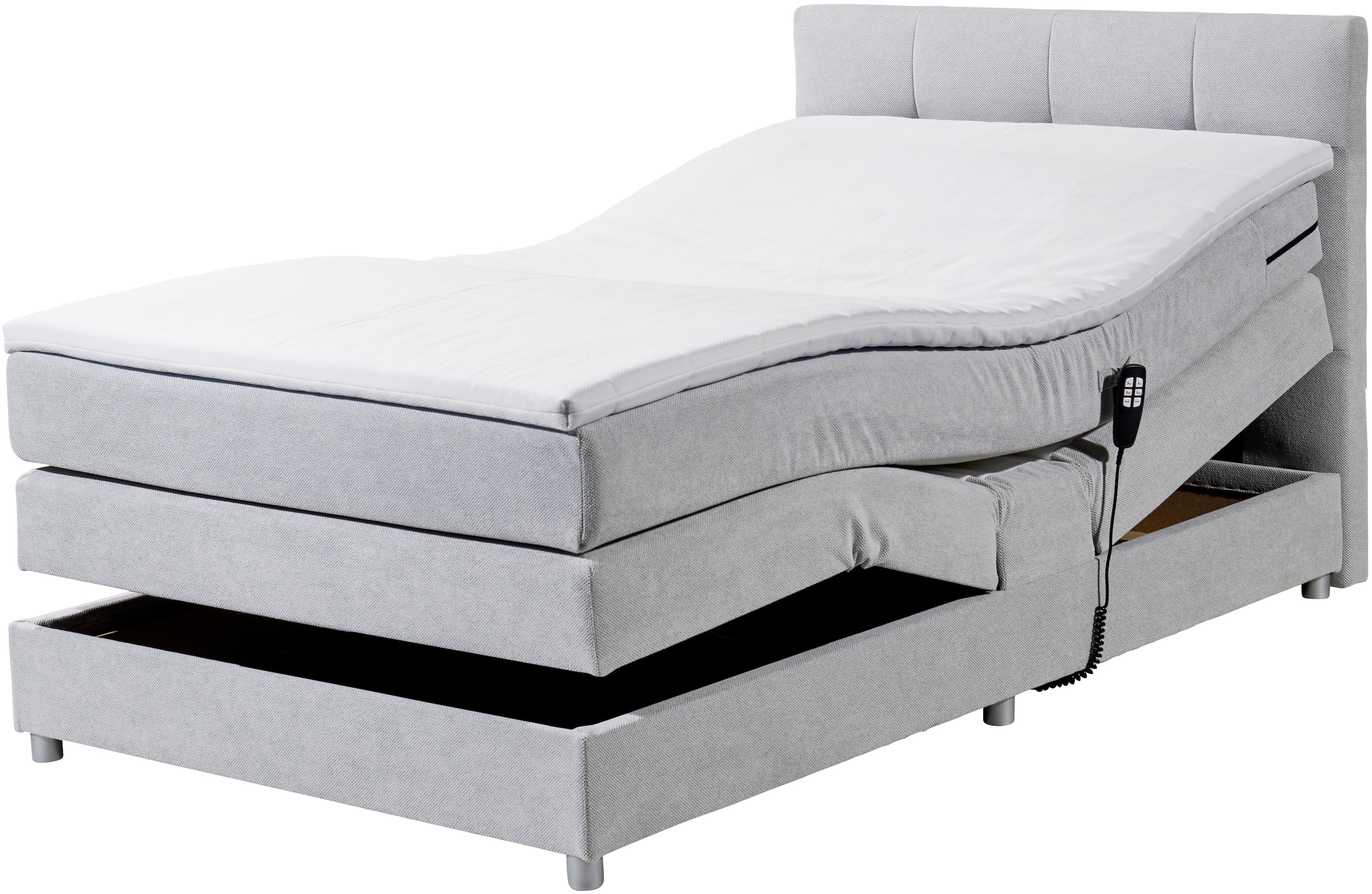 ED EXCITING DESIGN Boxspringbett »Toulouse B«, inkl. Motor