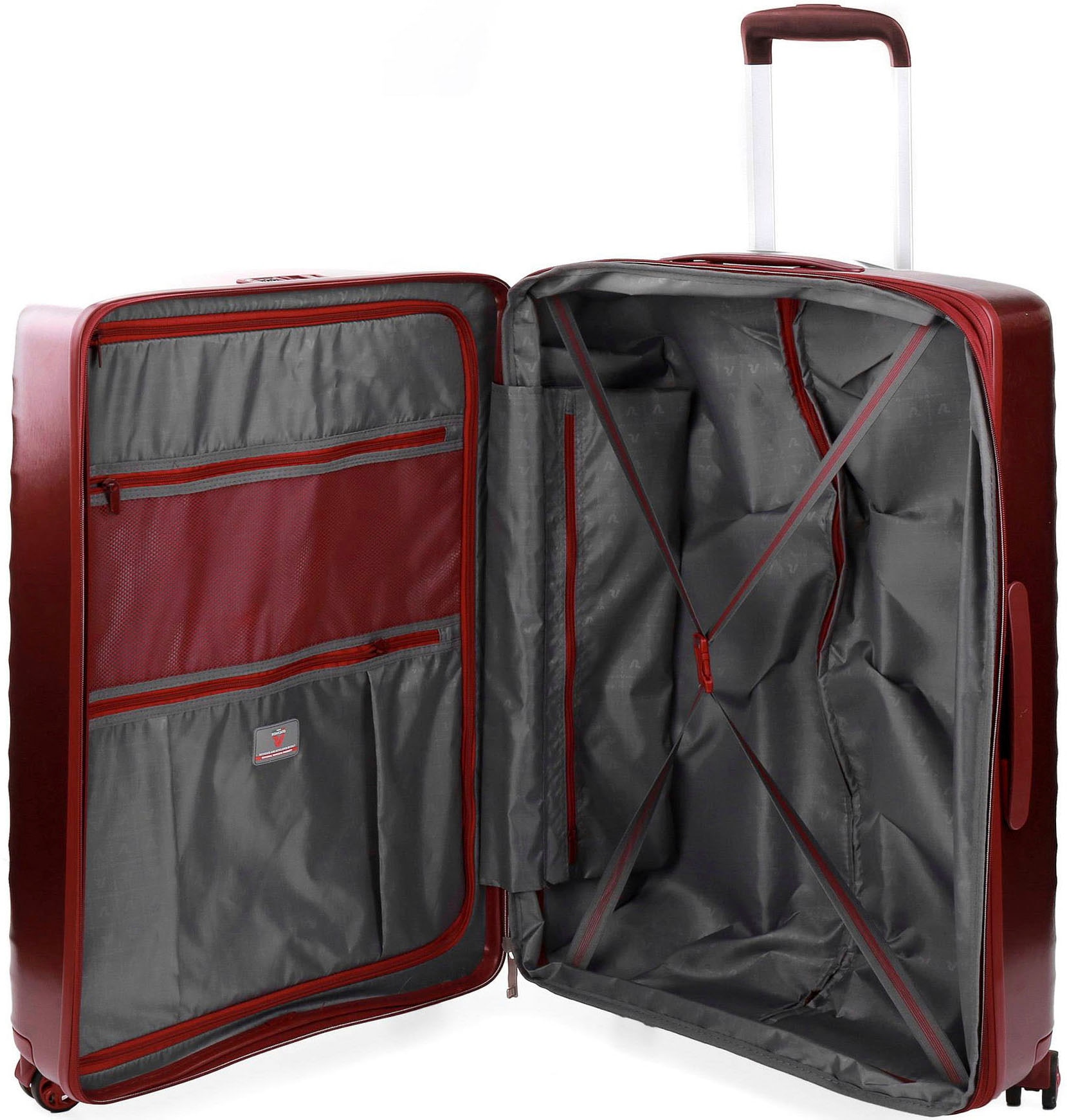 RONCATO Hartschalen-Trolley »Stellar, 64 cm«, 4 St. Rollen, Hartschalen-Koffer Reisegepäck mit Volumenerweiterung und TSA Schloss