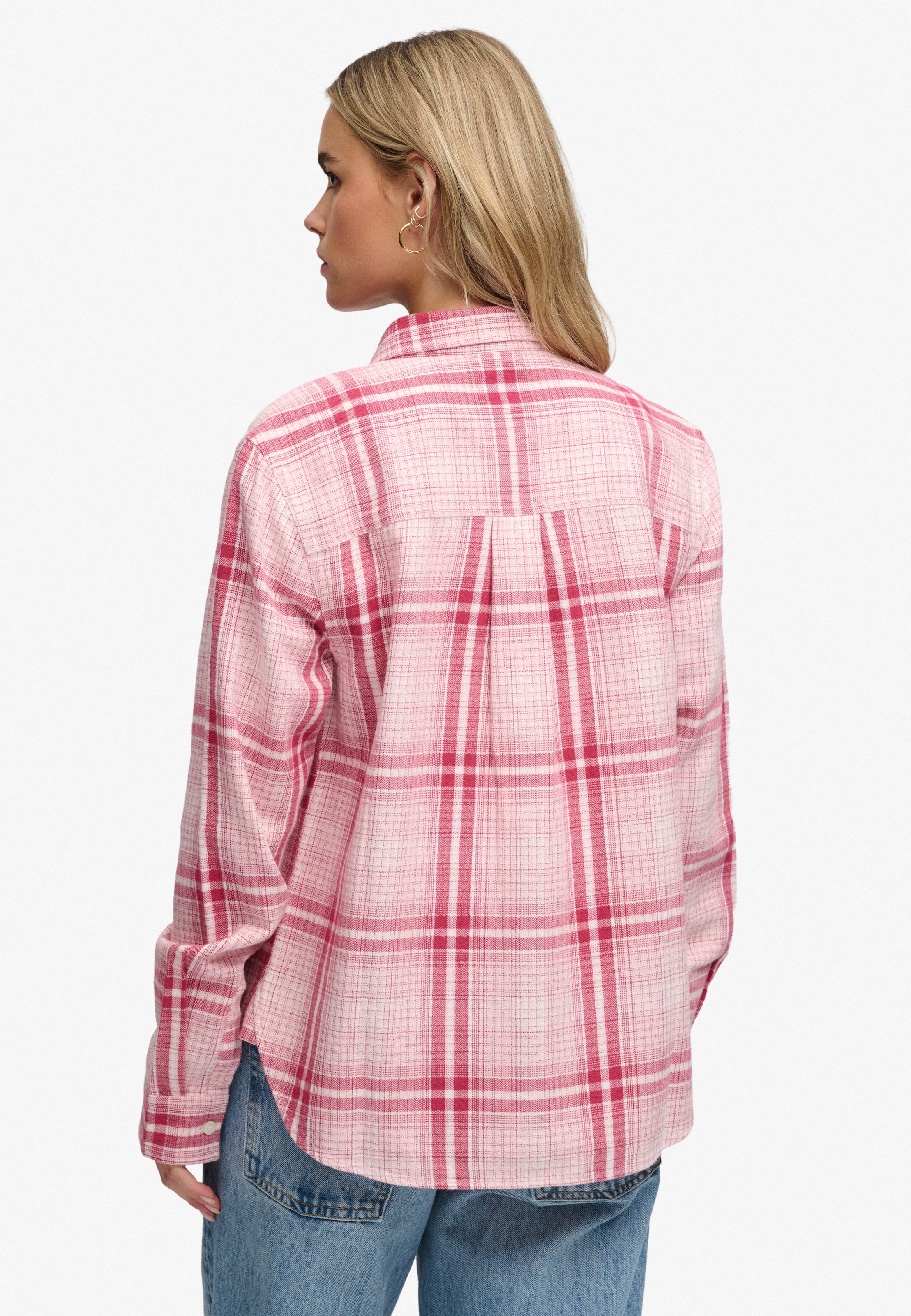 Superdry Karobluse »LUMBERJACK CHECK FLANNEL SHIRT« Baumwolle, relaxed fit, aus weichem Flanell