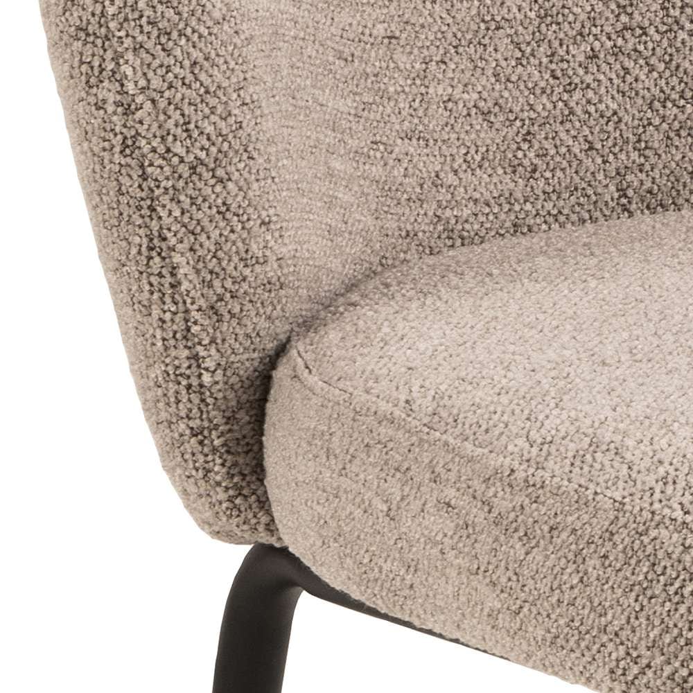 ACTONA GROUP Esszimmerstuhl »Patricia Polsterstuhl«, Luxus-Microfaser, Wohnzimmerstuhl, (Set, 2 St) Stoffbezug, Stahl Beinen, Sitzhöhe 48 cm