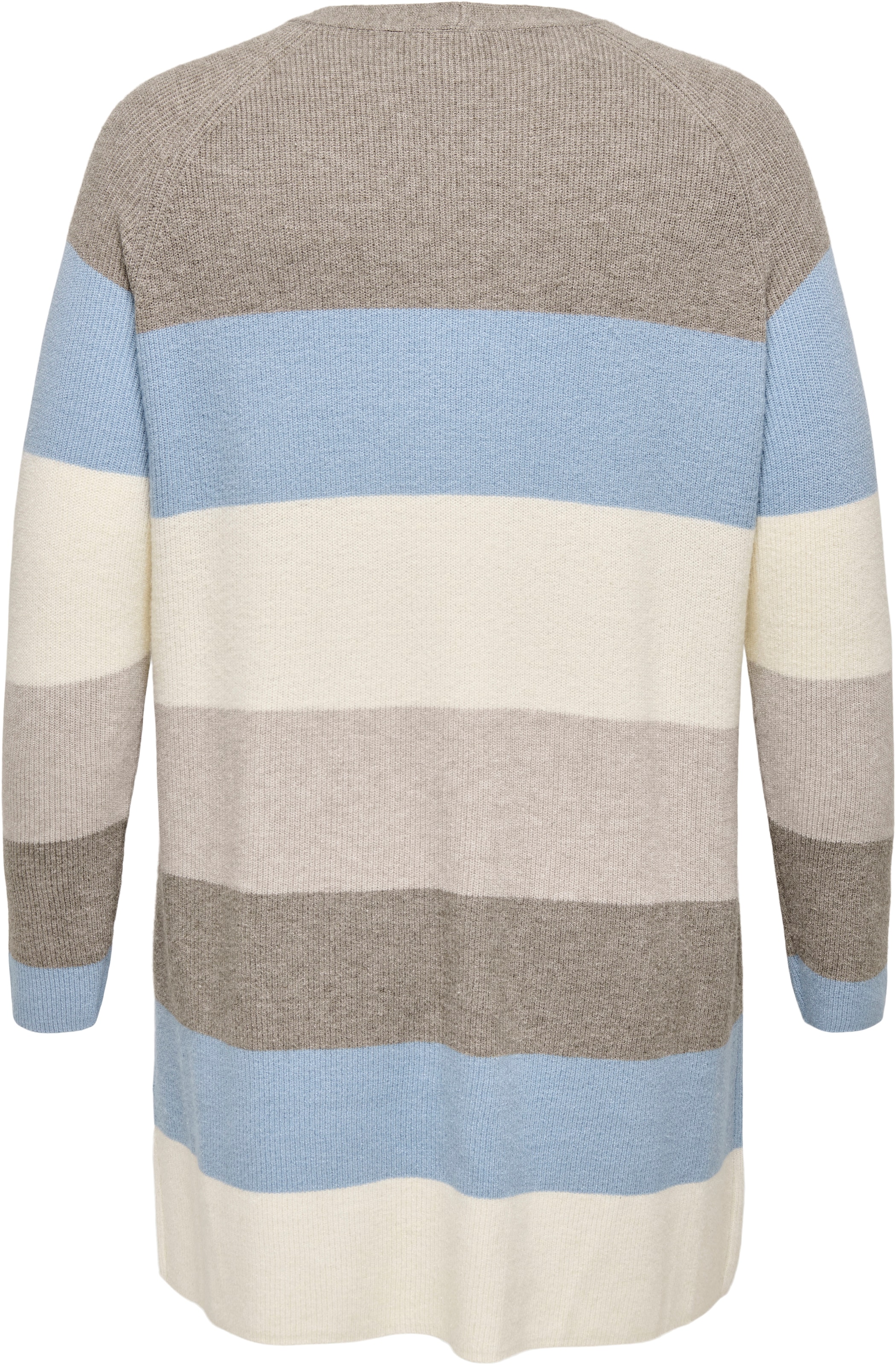 ONLY CARMAKOMA Strickjacke »CARATIJA L/S STRIPE CARDIGAN KNT«