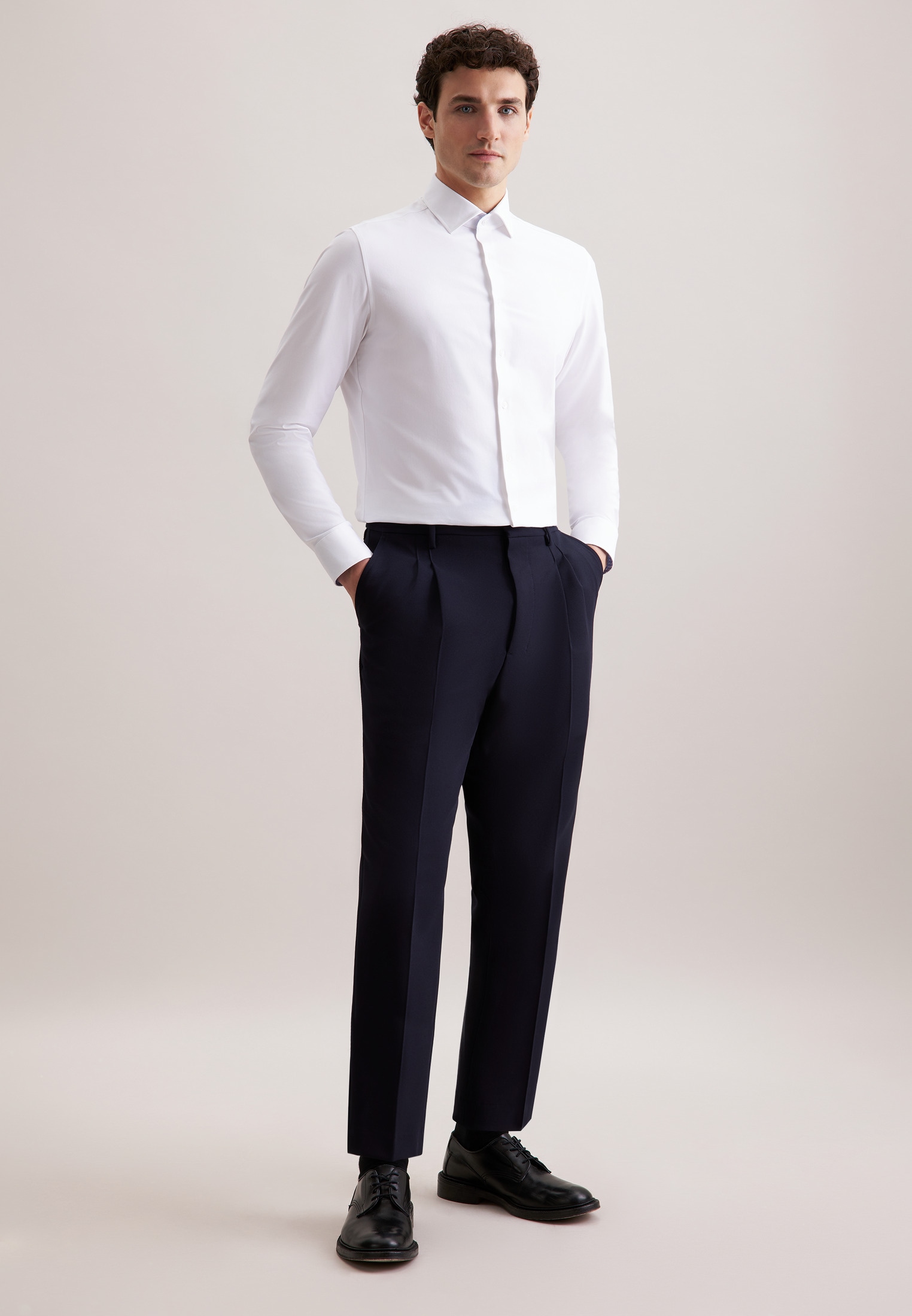 seidensticker Businesshemd »Schwarze Rose« Slim 1/1 Kentkragen Uni