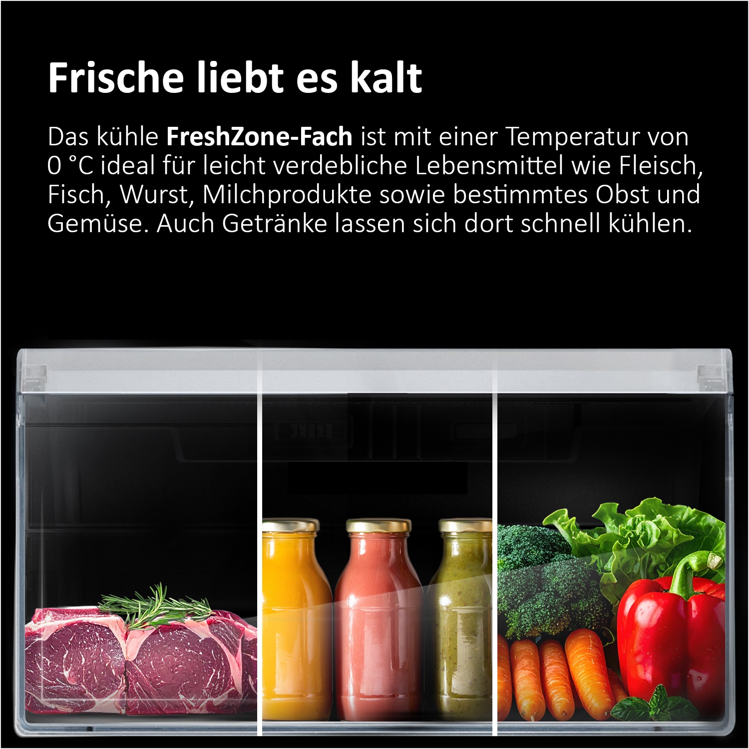 Haier Kühl-/Gefrierkombination »HTR3620CNMG« 205 cm hoch 59,5 cm breit Easy Access-Gefrierschubladen: Alles schnell gefunden