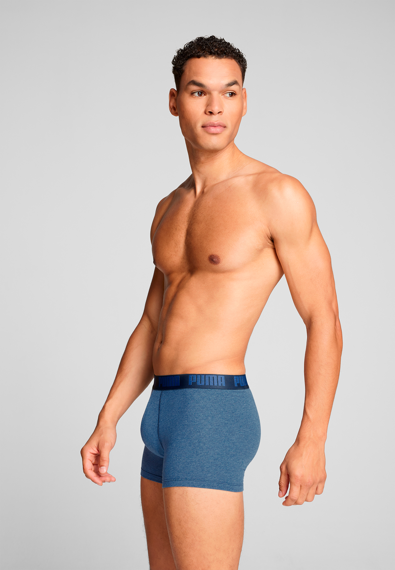 PUMA Boxer »PUMA MEN EVERYDAY BASIC BOXERS 2P« Packung, 2er-Pack,  mit Puma Webbund