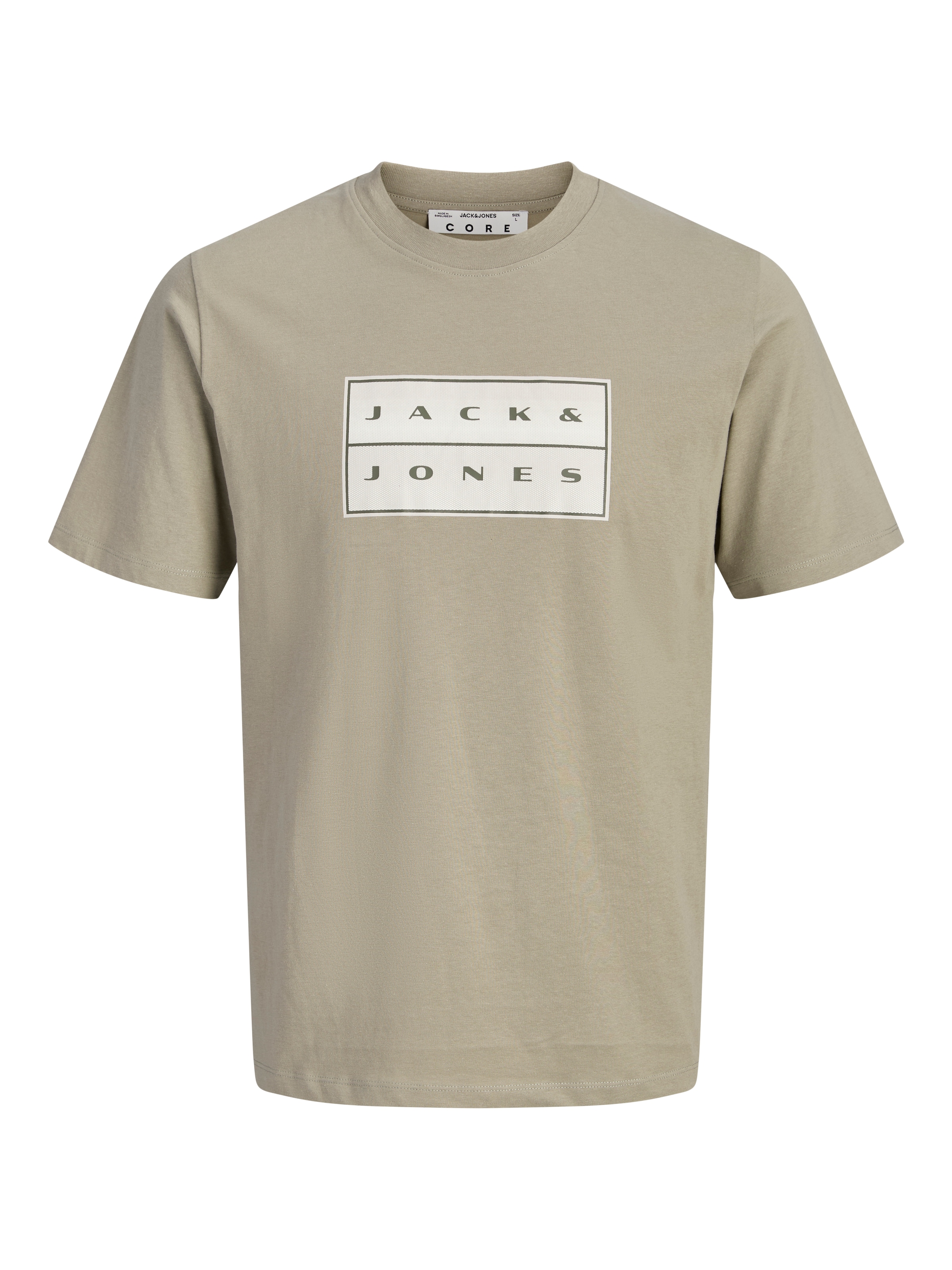 Jack & Jones PlusSize T-Shirt »JCOFUSION BOX PRINT TEE SS CN PLS« Baumwolle, regular fit