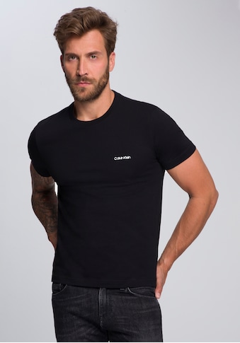 Calvin Klein T-Shirt »COTTON CHEST LOGO«, kleiner Calvin Klein- Schriftzug kaufen