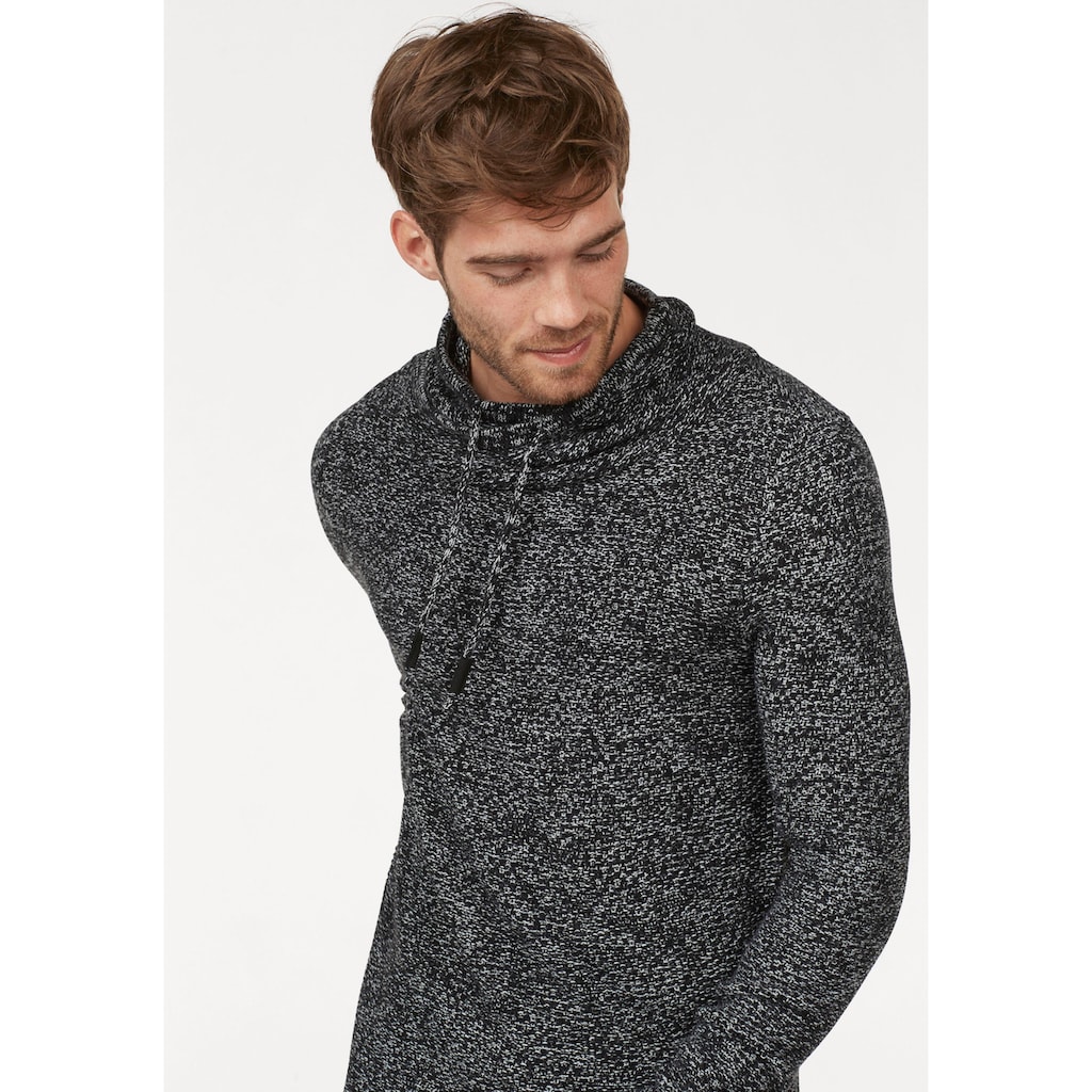 John Devin Schalkragenpullover, modisch gestrickt