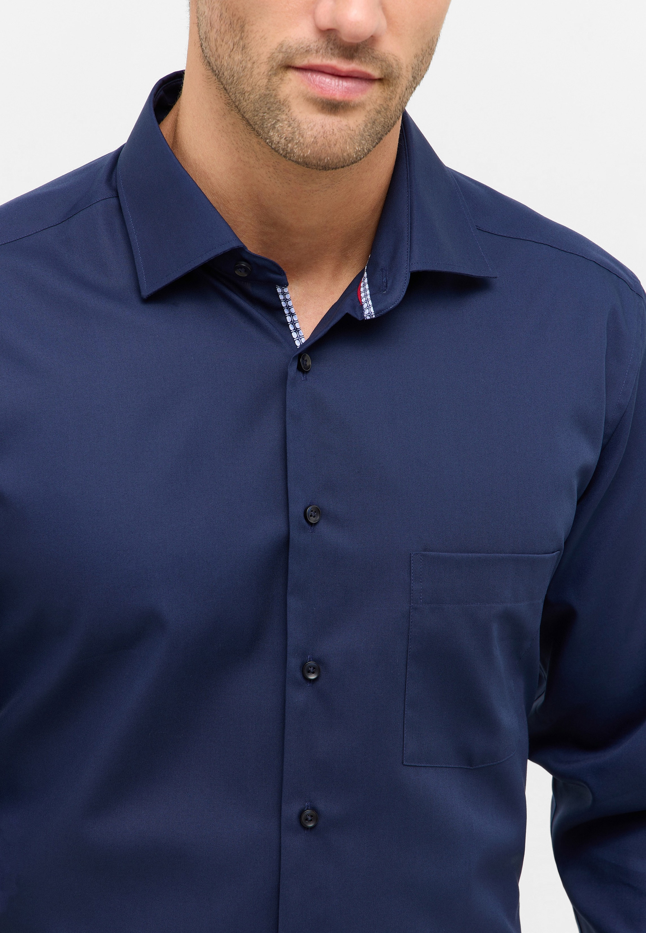 Eterna Langarmhemd »MODERN FIT«, NON IRON (bügelfrei)
