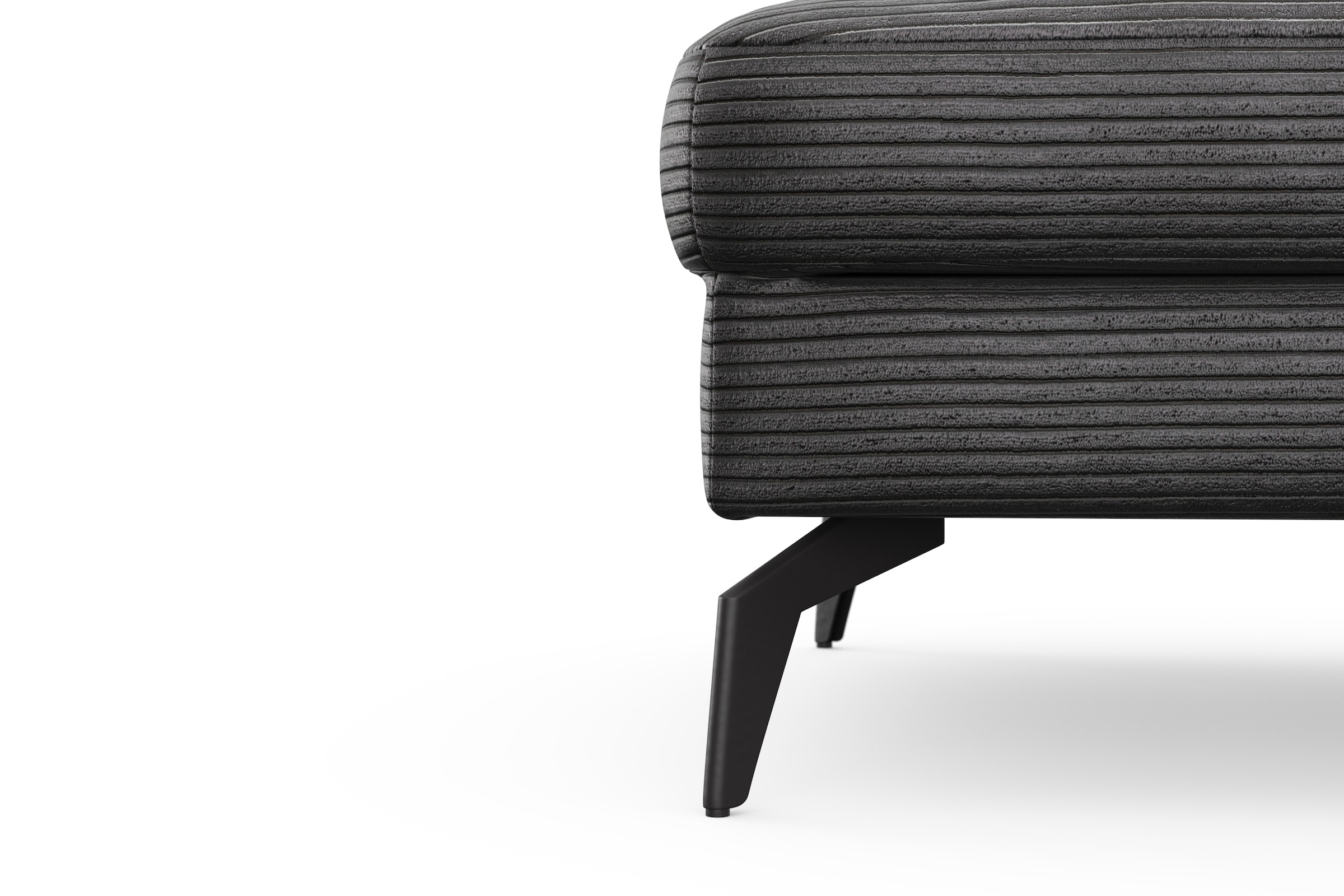 sit&more Polsterhocker »Cabana«, mit stylischen Metallfüßen