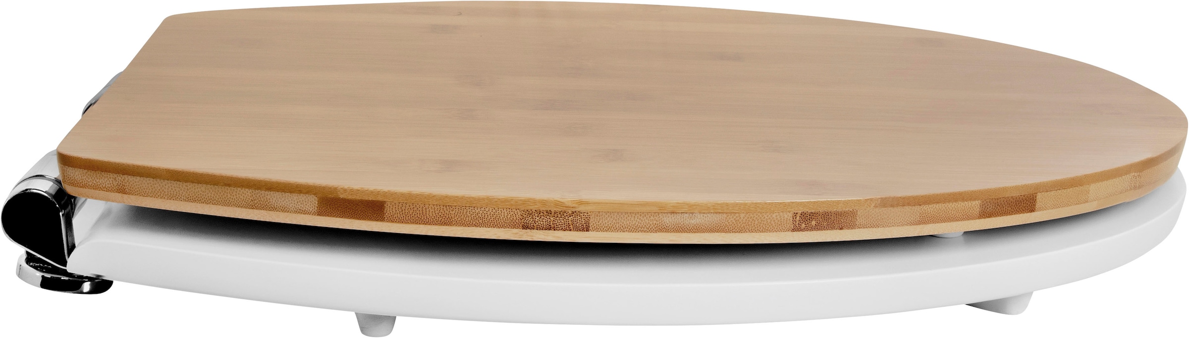 CORNAT WC-Sitz »Ligna« Absenkautomatik, hochwertiges Echtholz & MDF - Bambus