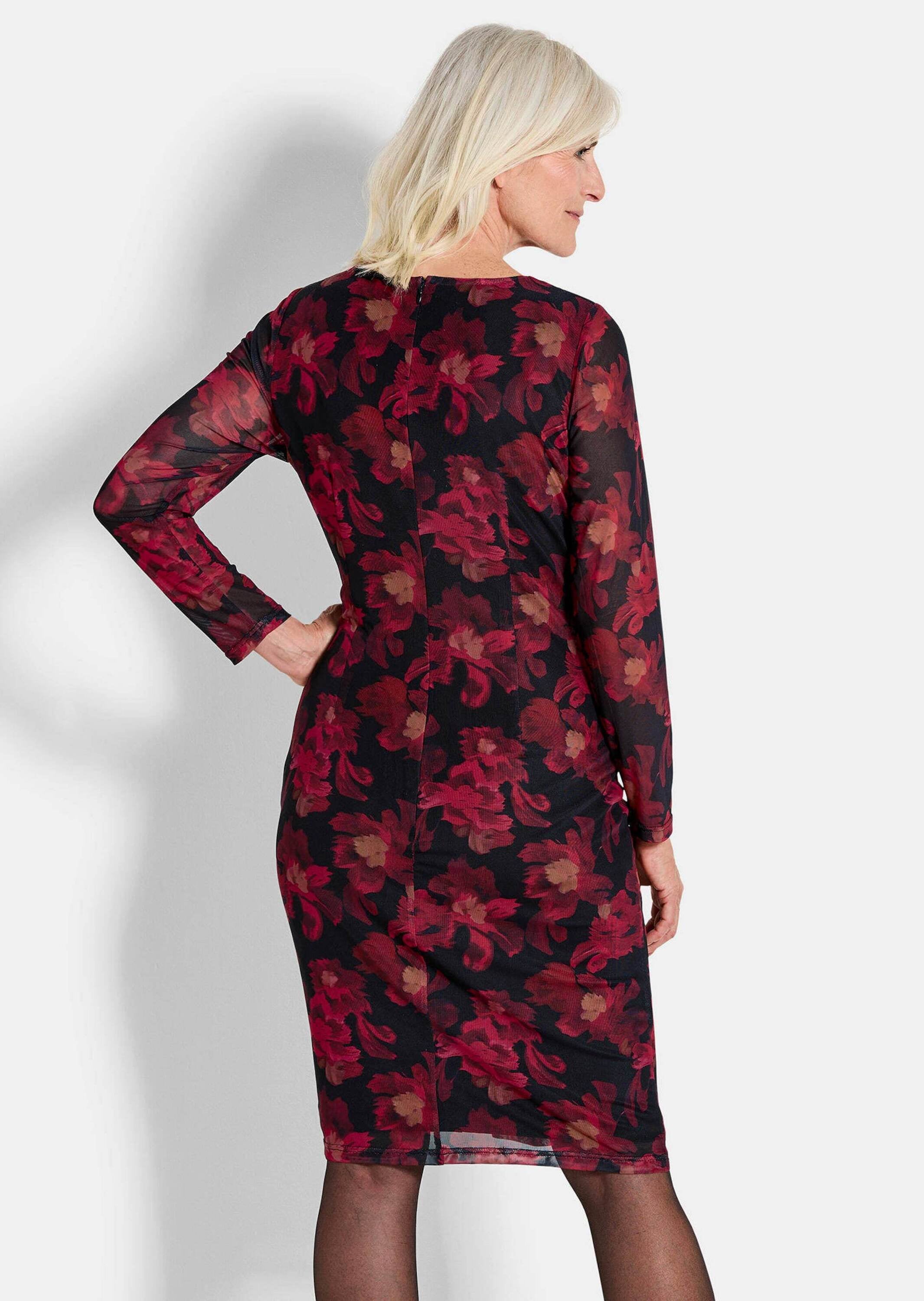 GOLDNER Abendkleid »Kleid aus weichem Mesh«