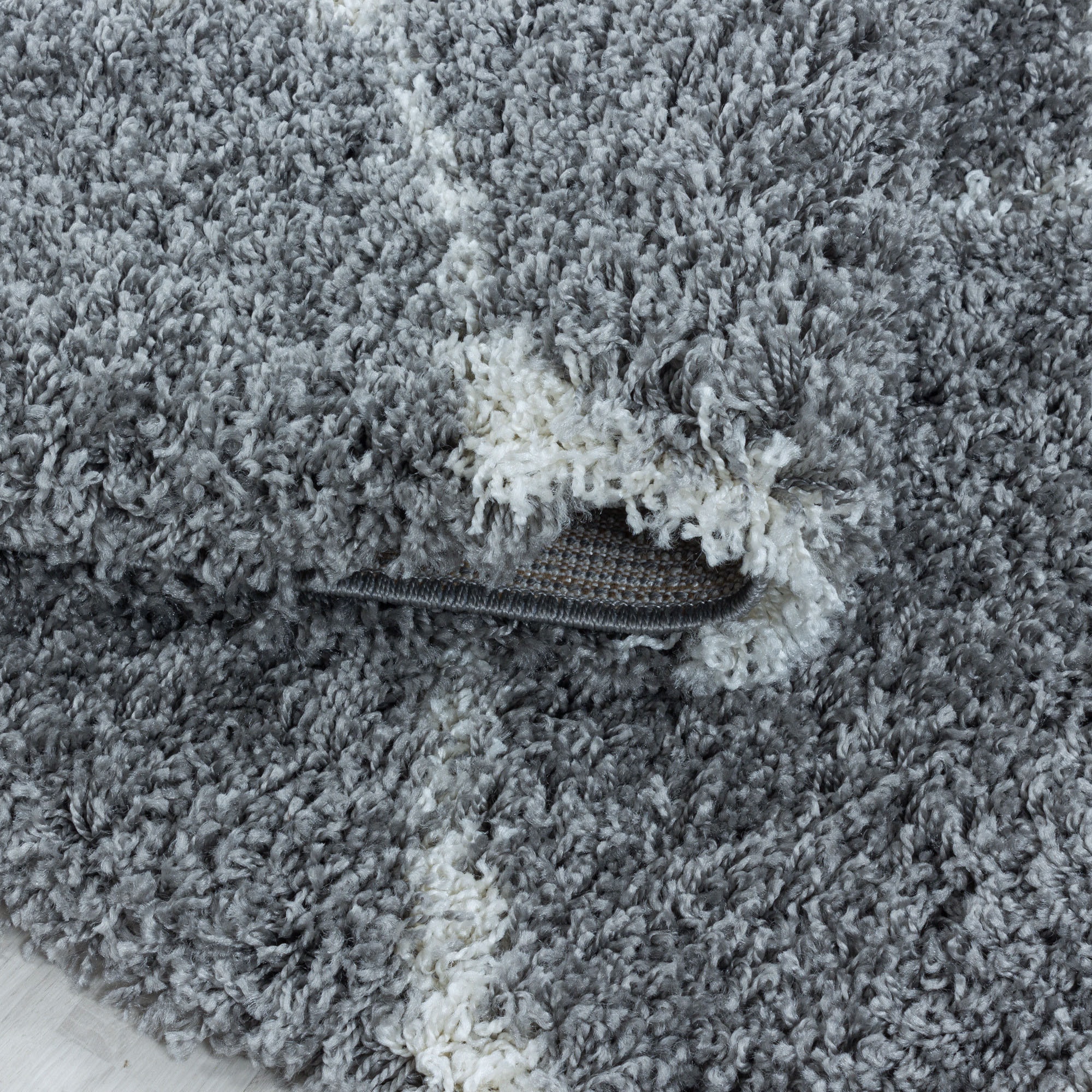 Ayyildiz Teppiche Hochflor-Teppich »SALSA 3201«, rund, 50 mm Höhe, auch rechteckig, Pflegeleicht / Strapazierfähig / Shaggy/ Wohnzimmer