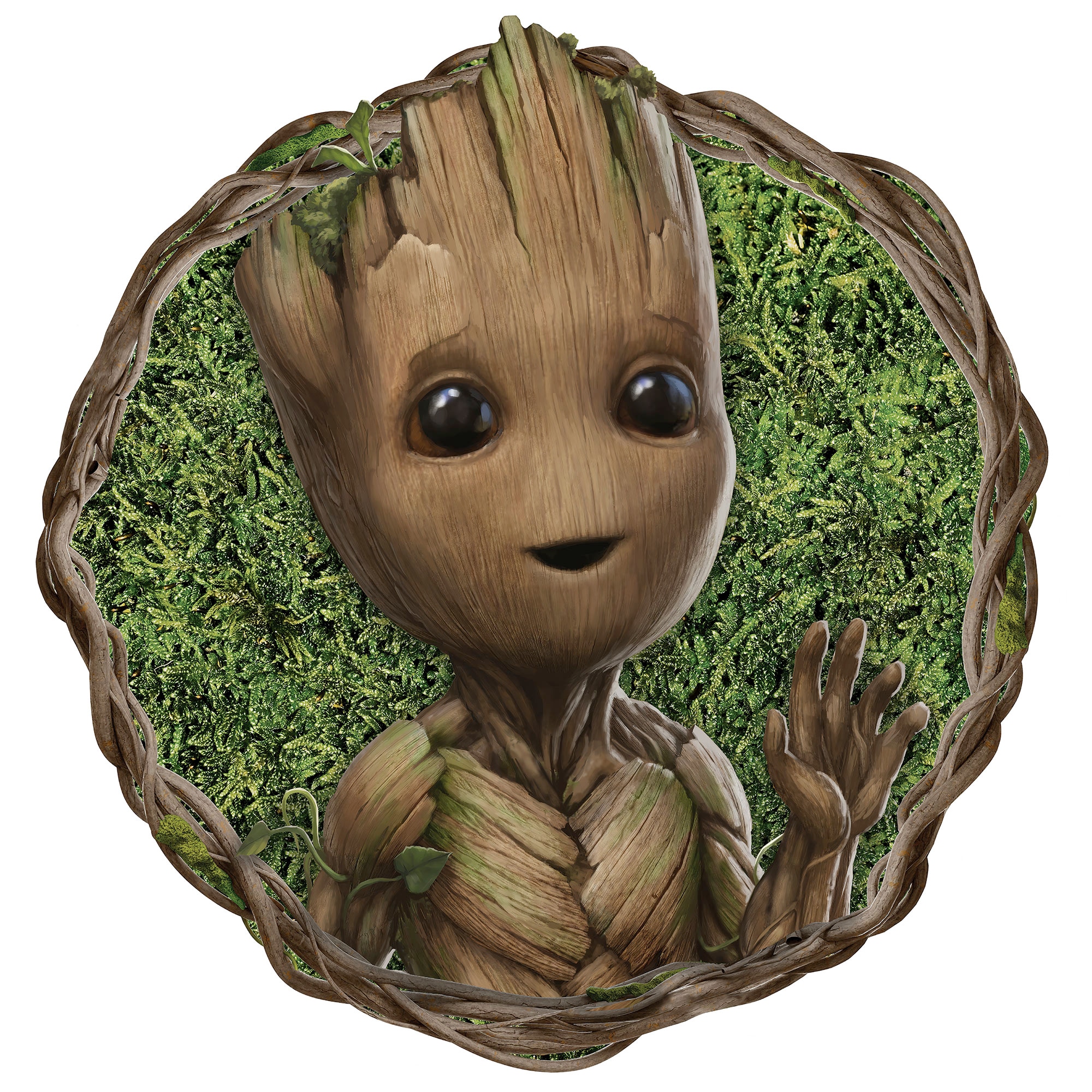 Komar Fototapete »Groot Little Twig« Comic | bedruckt glatt