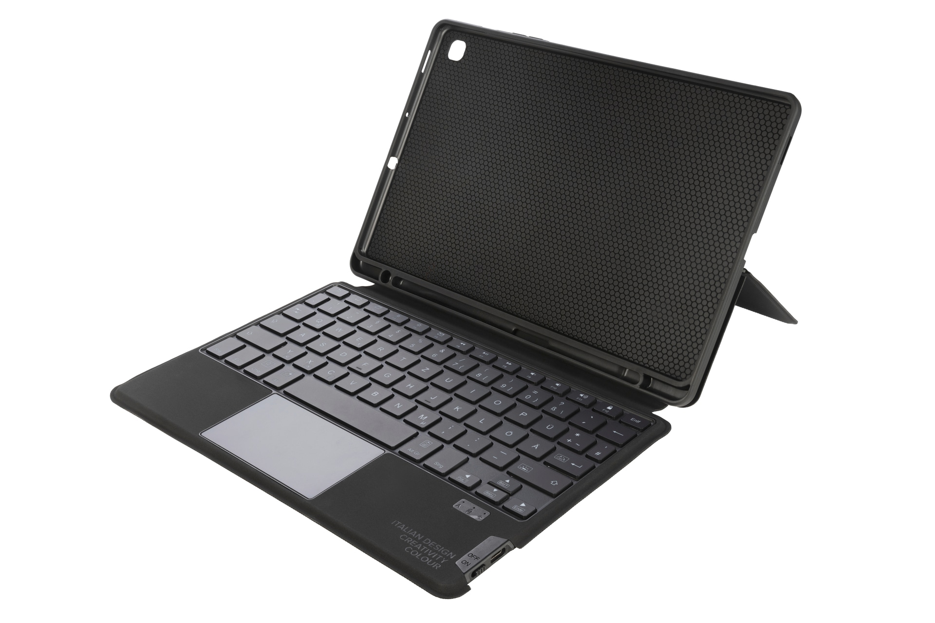 Samsung Tablet-Hülle »BookCover Keyboard by Tucano für Samsung Galaxy TabS6 Lite« Tablet Backcover, Schutzhülle, Handyschutzhülle, Case, Schutzcase, stoßfest