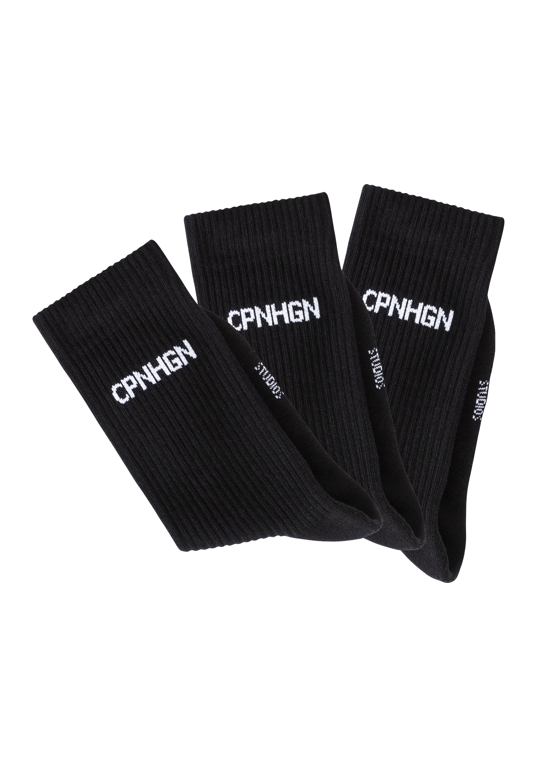 Copenhagen Studios Tennissocken, (Packung, 3 Paar), mit Halbfußfrottee