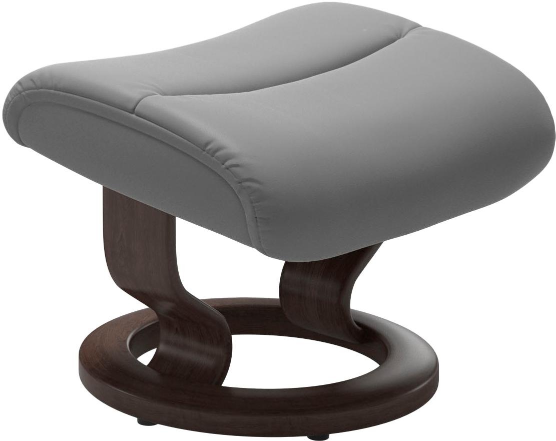 Stressless® Relaxsessel »View«, (Set, Relaxsessel mit Hocker), mit Classic Base, Größe S,Gestell Wenge