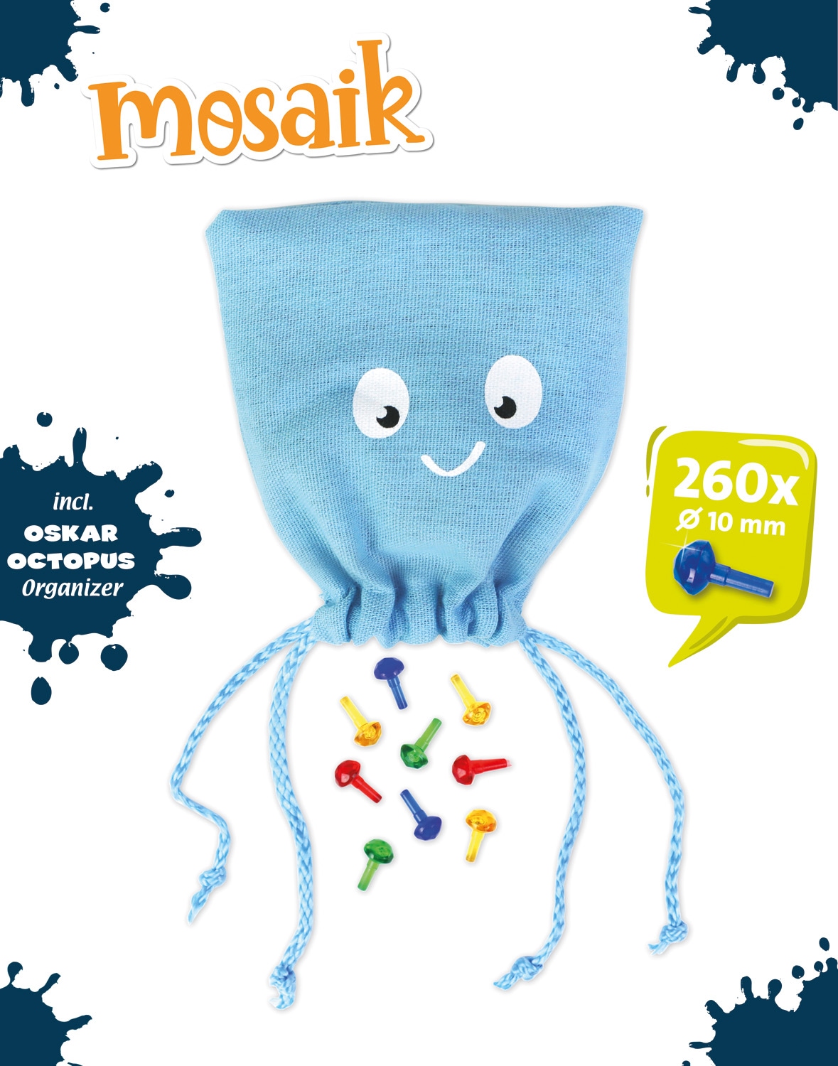 Lena® Kreativset »Mosaik, 260, Ø 10 mm« Made in Europe