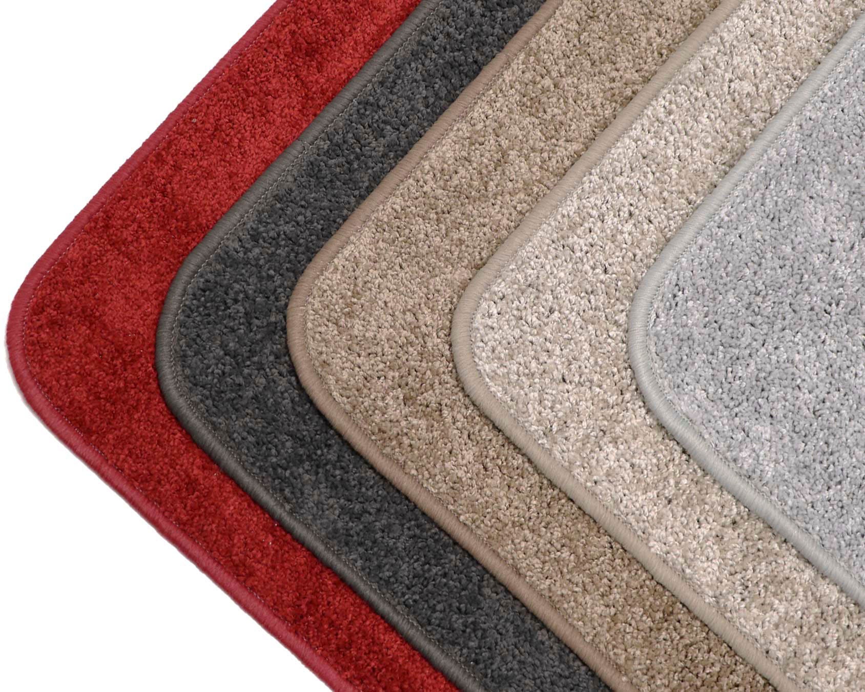 Primaflor-Ideen in Textil Bettumrandung »MUMBAI«, (3 tlg.), Bettvorleger, Läufer-Set, weicher Kurzflor, Uni-Farben