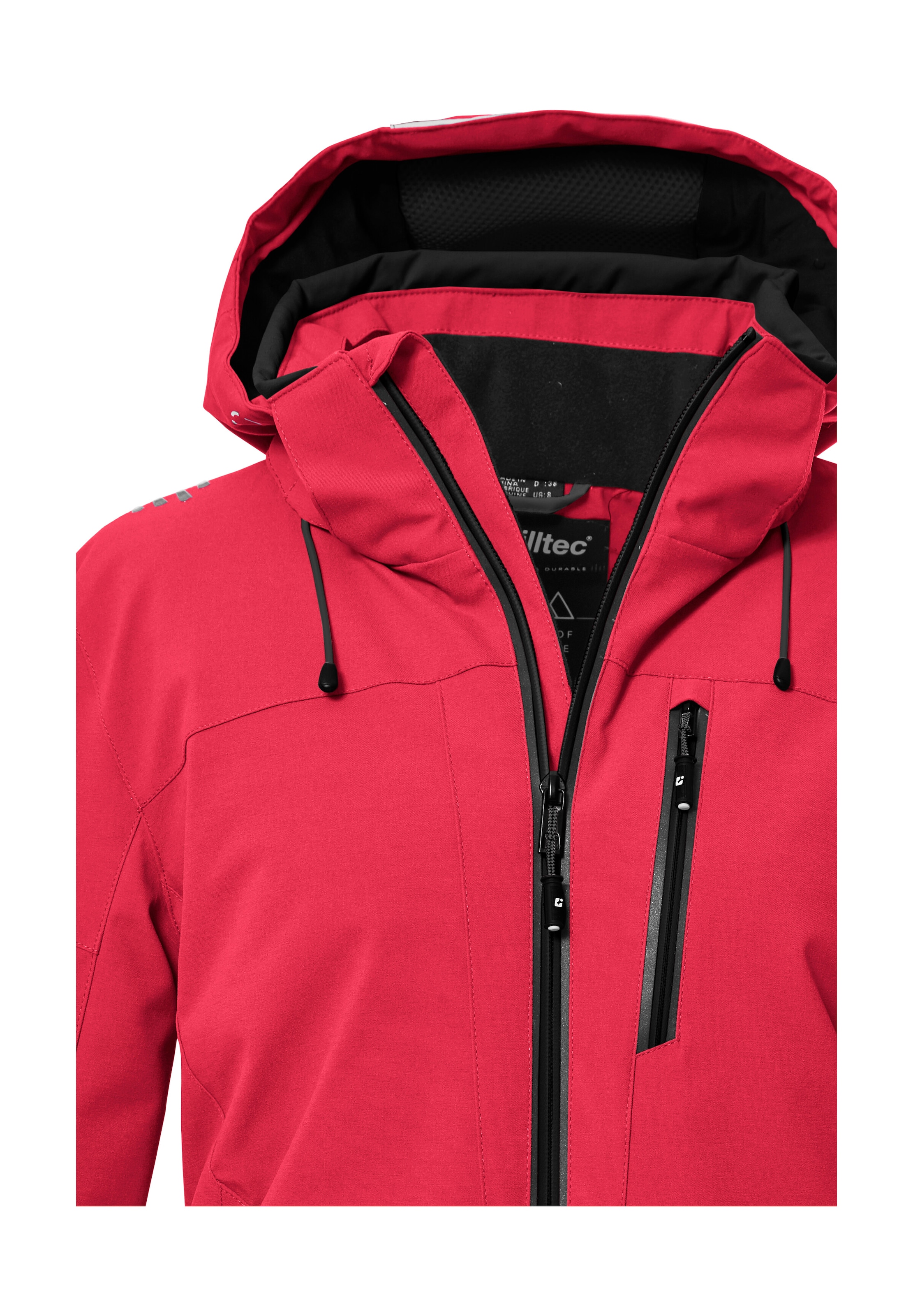 Killtec Skijacke »KSW 81 WMN SKI JCKT«, Wasserdichte, atmungsaktive Winterjacke mit abnehmbarer Kapuze