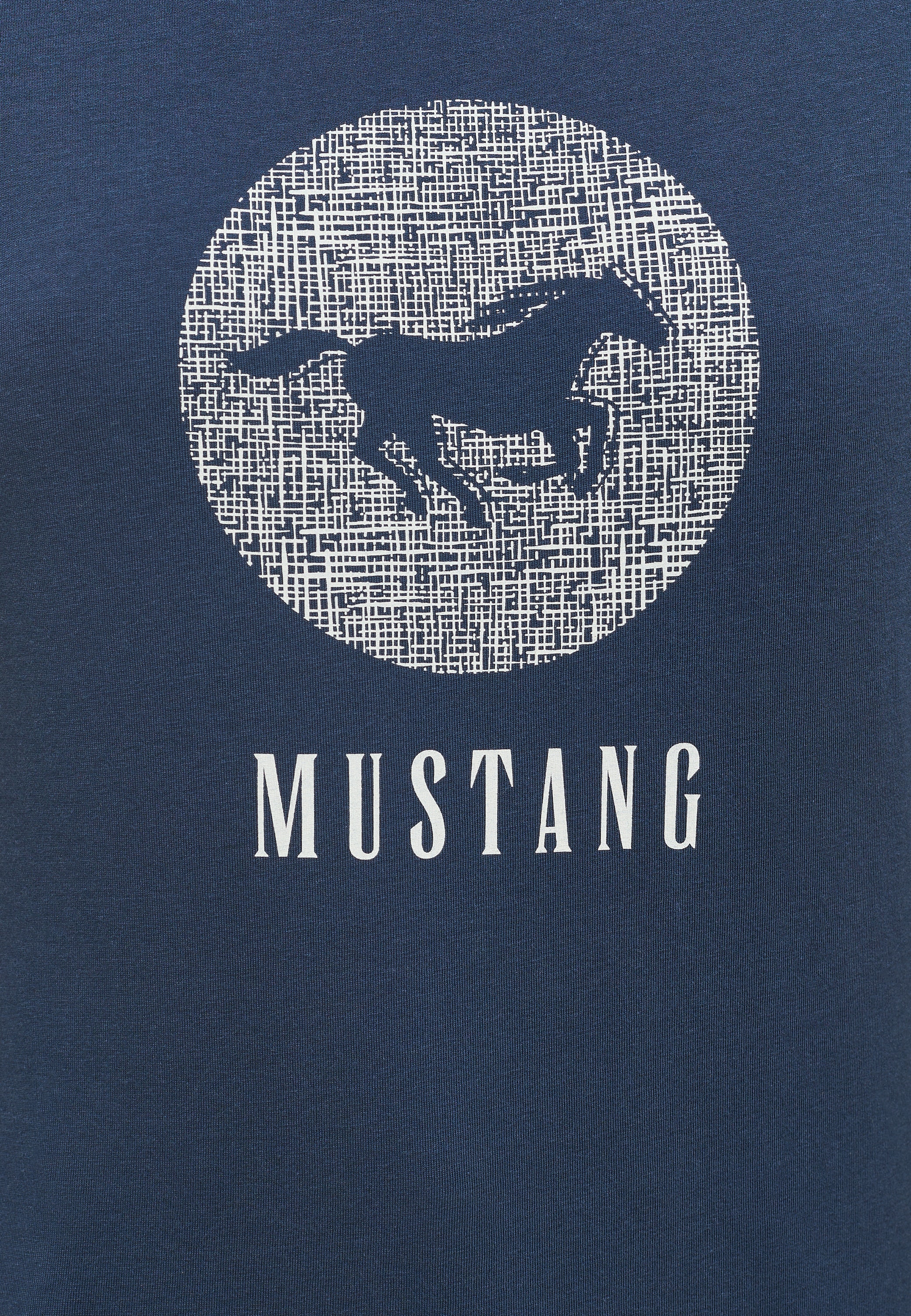MUSTANG Kurzarmshirt »Mustang bei ♕ Print-Shirt« T-Shirt