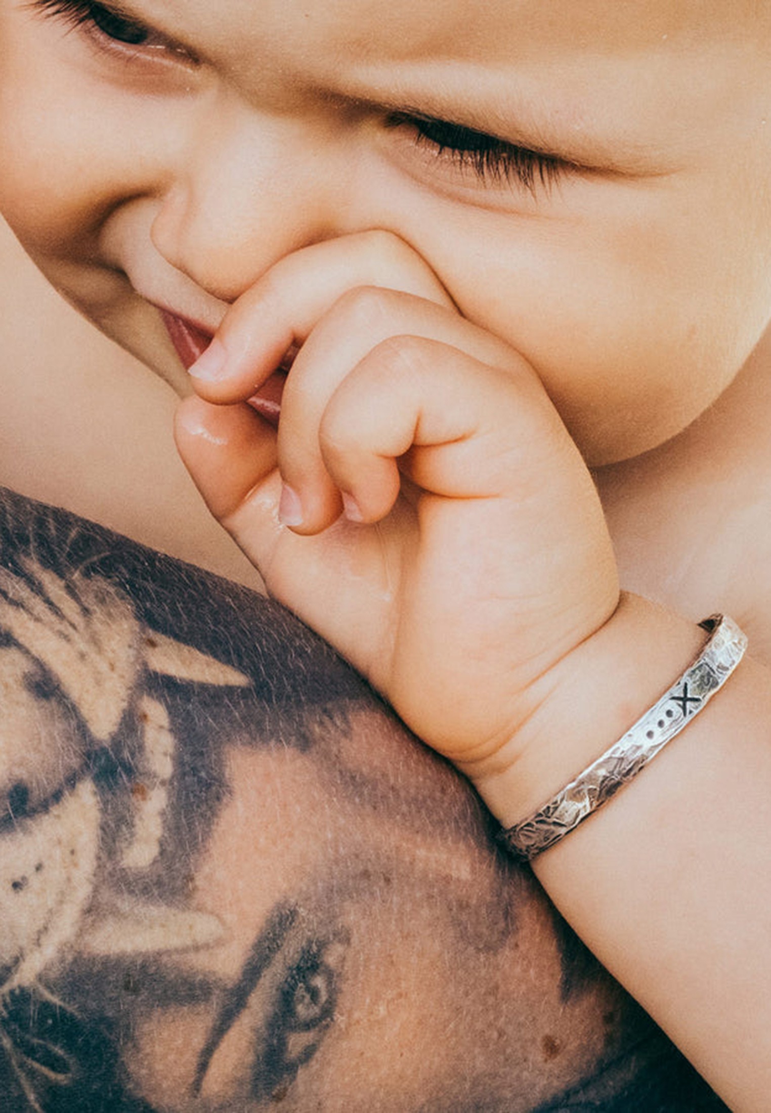 HAZE & GLORY Armreif »Armband Kinder Armreif - Salvation 925 Silber«