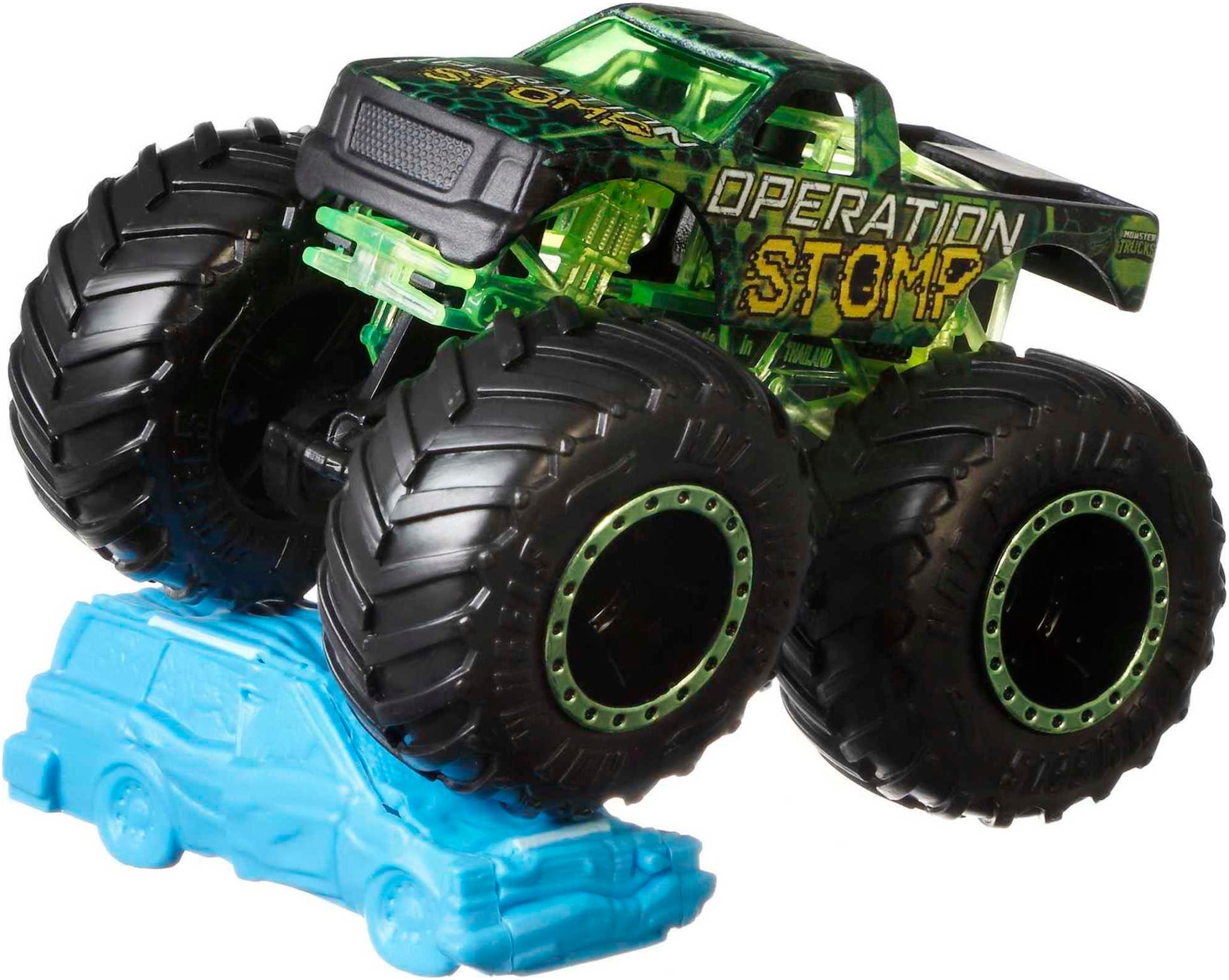 Hot Wheels Spielzeug-Monstertruck »Monster Trucks Die-Cast«, (Set, 2 tlg.), im Maßstab 1:64, sortiert