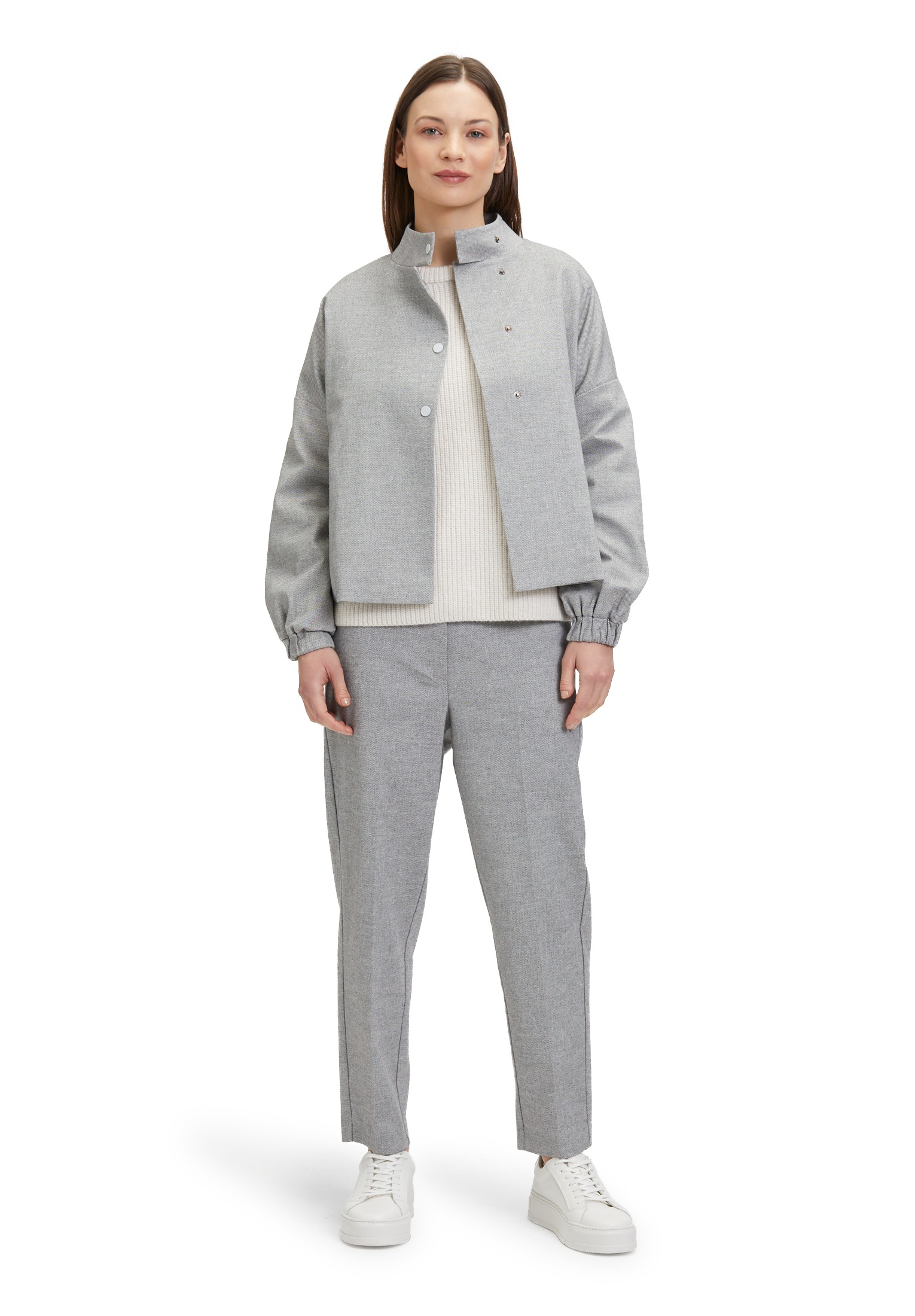 Betty&Co Jackenblazer »Casual-Jacke mit überschnittenen Ärmeln«