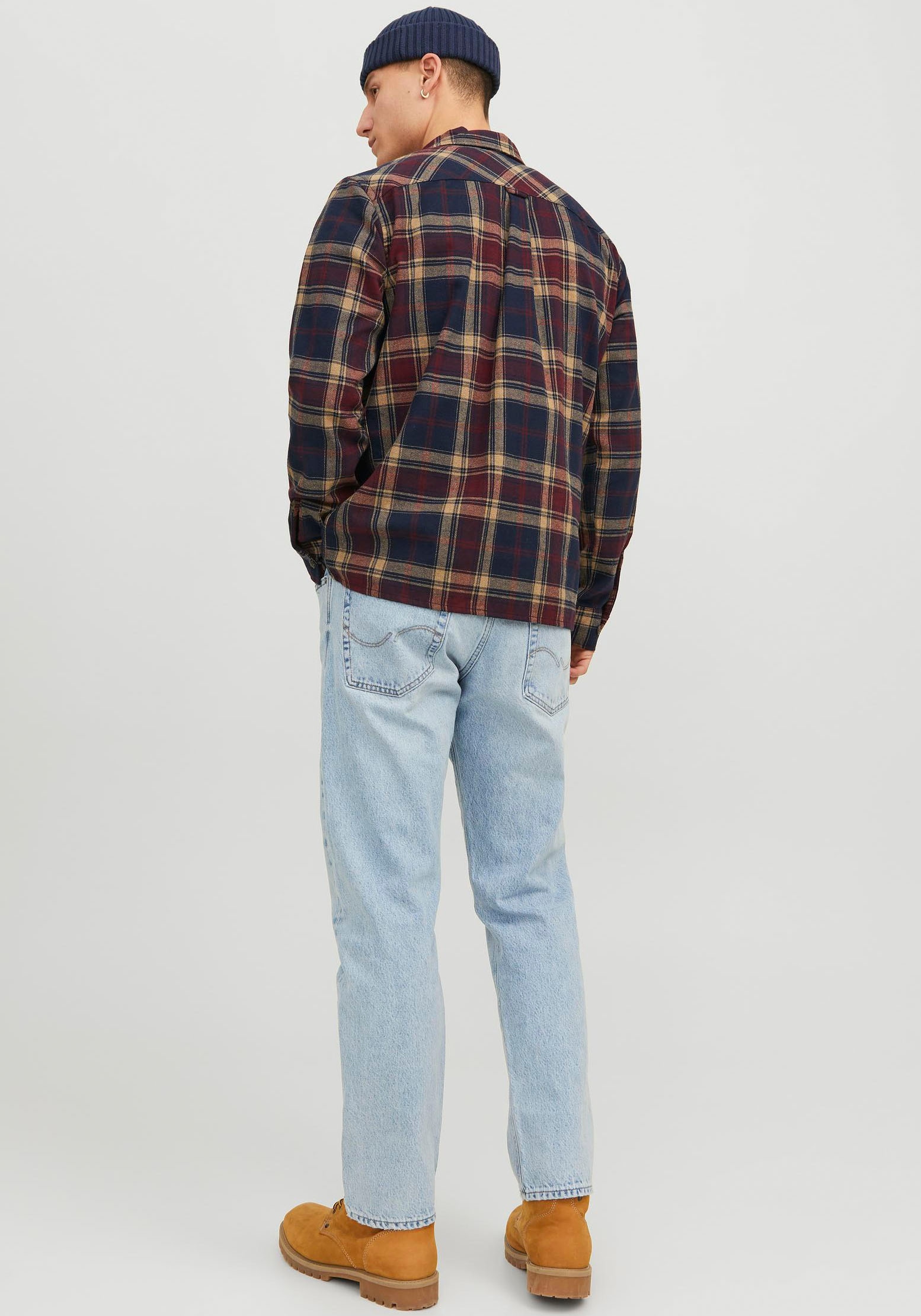 Jack & Jones Langarmhemd »JJEEDDIE OVERSHIRT LS NOOS«