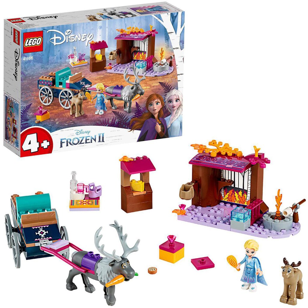 LEGO® Konstruktionsspielsteine »Elsa und die Rentierkutsche (41166), LEGO® Disney Princess«, (116 St.)
