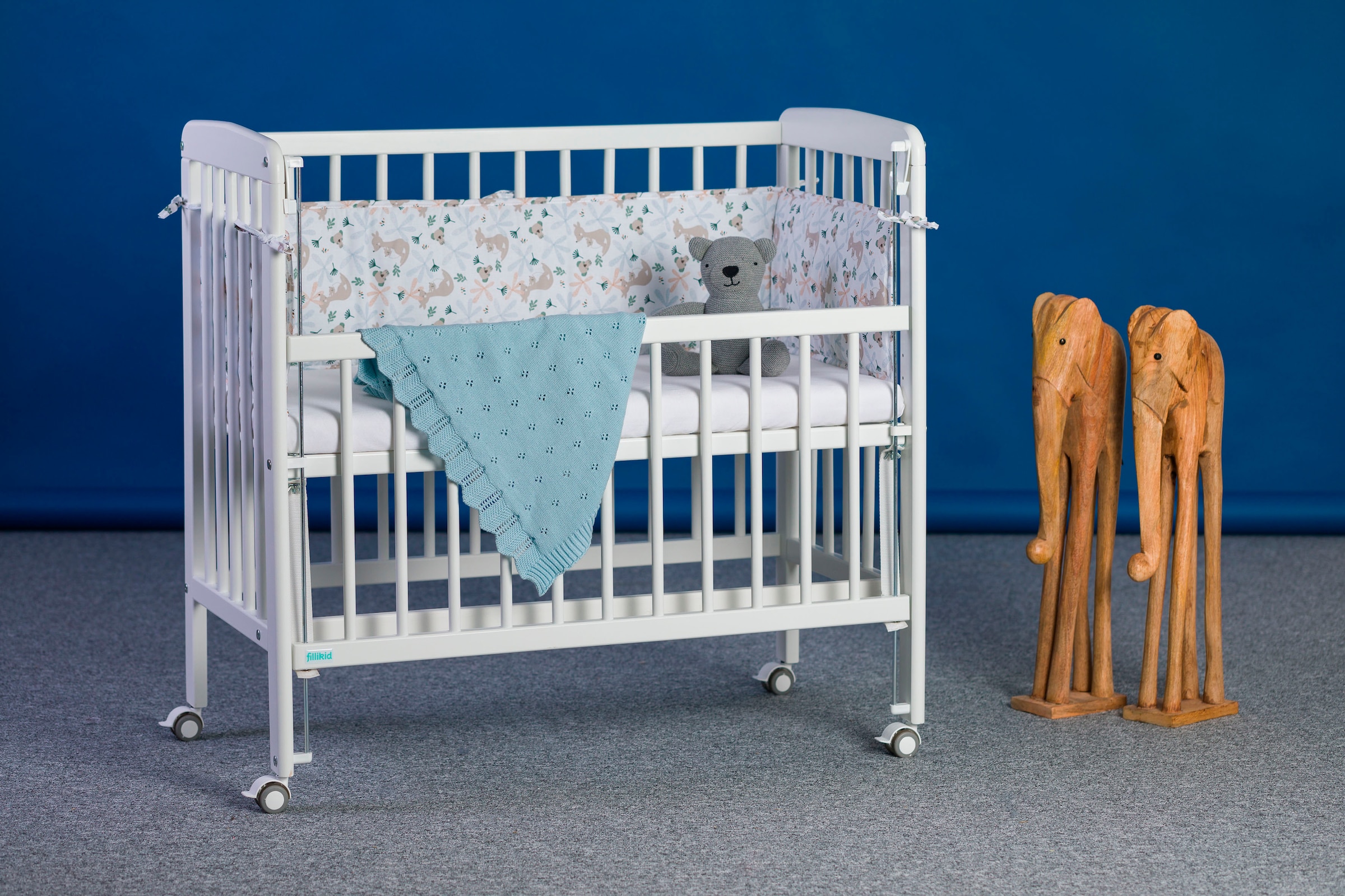 Fillikid Beistellbett »Nino« inkl. Matratze; Made in Europe