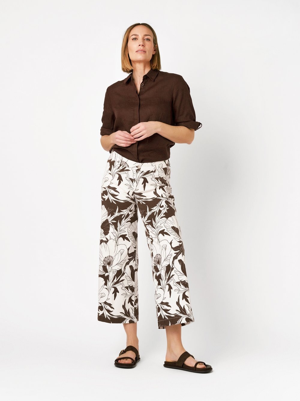 TONI 7/8-Jeans »Ella Culotte« mit großem Flowerprint