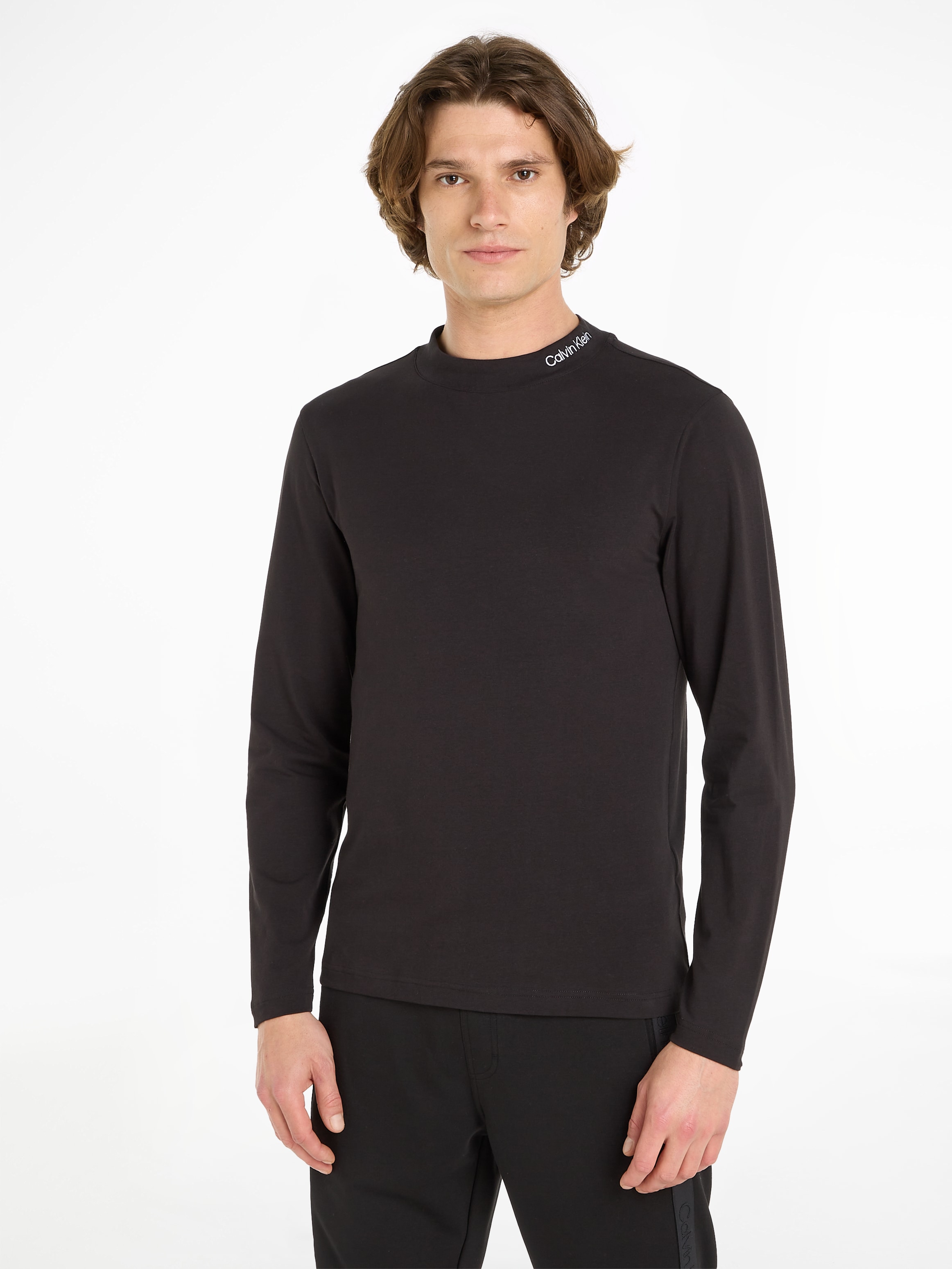 Langarmshirt »LOGO MOCK NECK LS T-SHIRT«