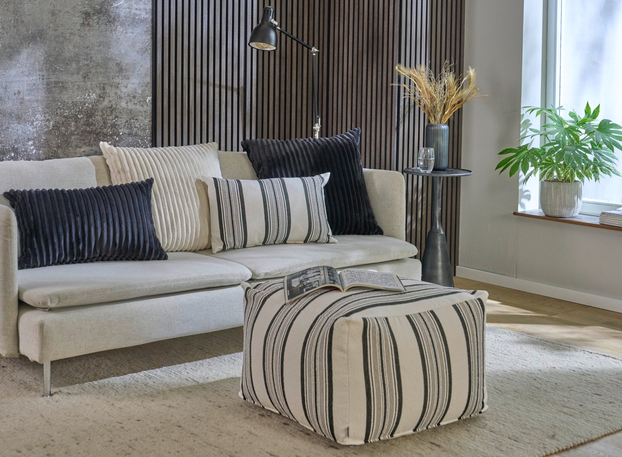 H.O.C.K. Dekokissen »Velo« Cordkissen inkl. Füllung, 60x60cm, Rückenkissen, Sofakissen