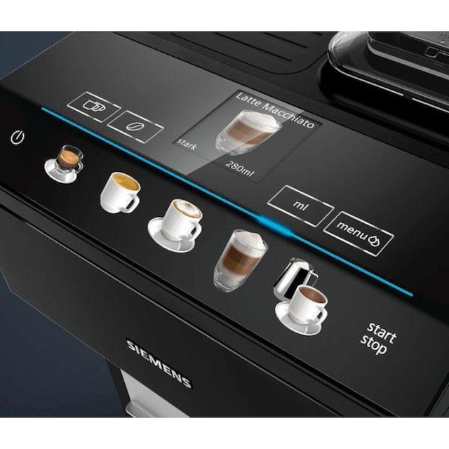 SIEMENS Kaffeevollautomat »EQ.500 classic inkl. Wasserfilter Jahren 3 gleichzeitig, Tassen flexible BRITA 2 Garantie TP503D09«, XXL Milchlösung, mit