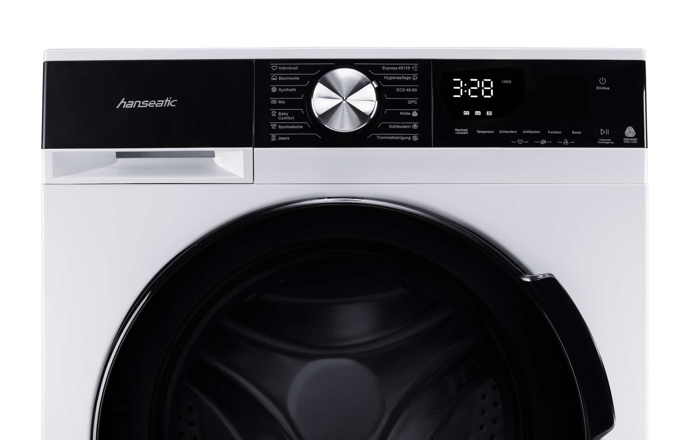 Hanseatic Waschmaschine »HWMM1814A2«, 8 kg, 1400 U/min, Schnellwaschprogramm