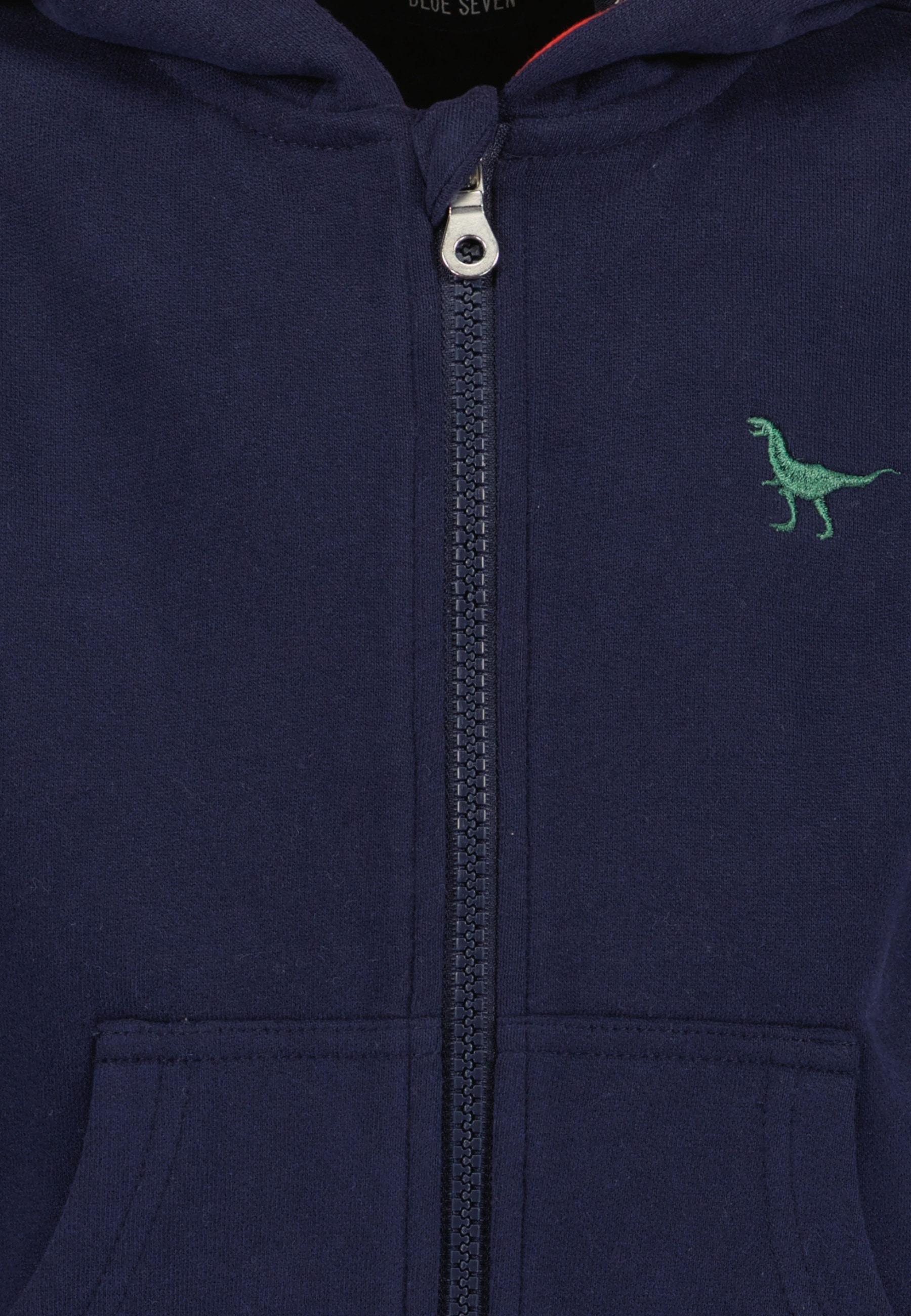 Blue Seven Sweatjacke mit besonderen Details an der Kapuze und kleiner Bruststickerei