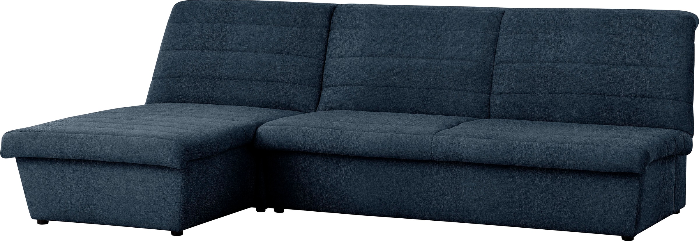 LOOKS by Wolfgang Joop Ecksofa »LOOKS VIII L-Form«, Quersteppung, ohne Armlehnen, in zwei verschiedenen Größen