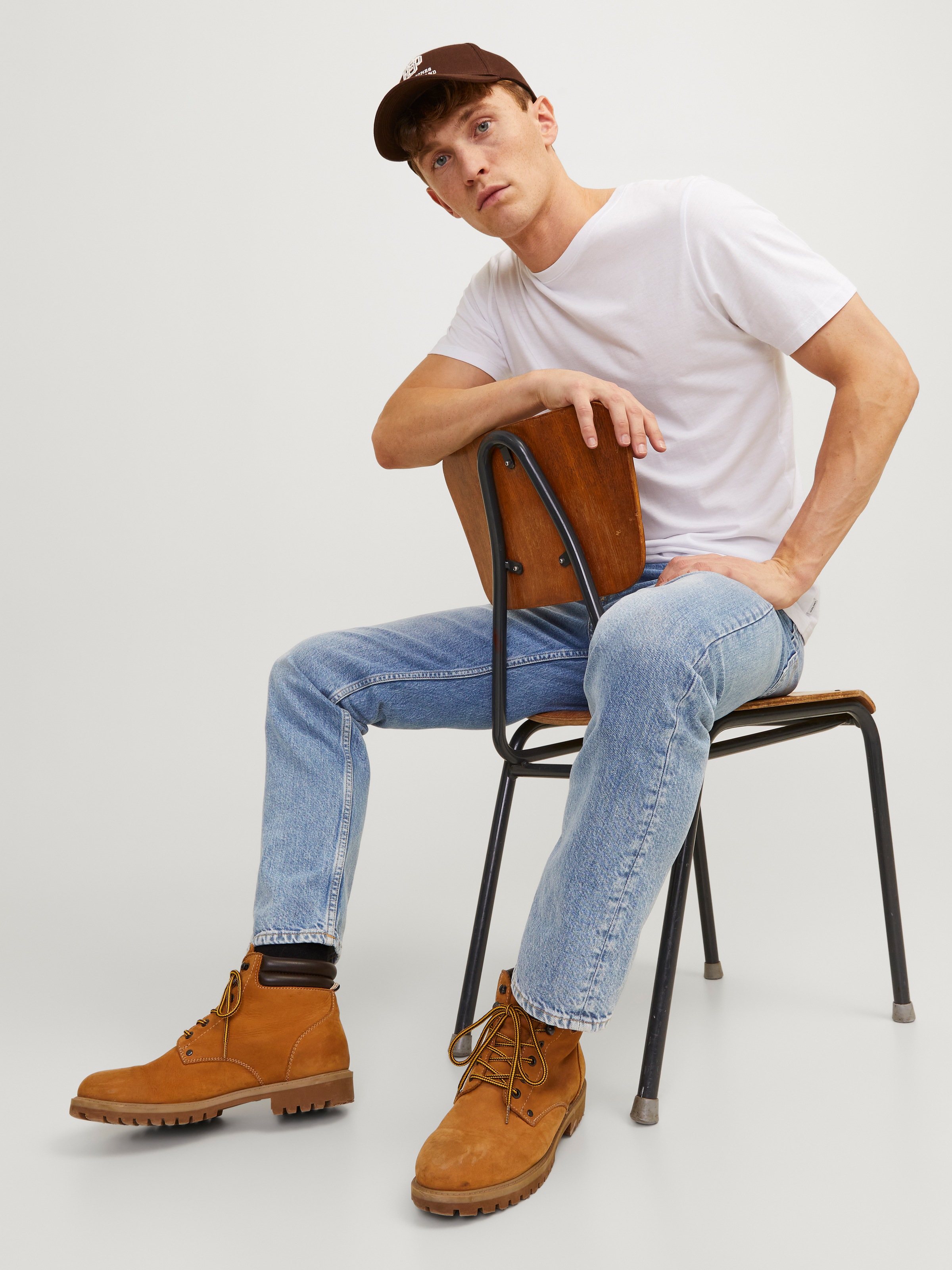 Jack & Jones Loose-fit-Jeans »JJICHRIS JJORIGINAL SBD 921 SN« Baumwolle, loose fit