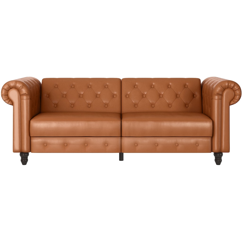 Dorel Home 3-Sitzer »Felix, Schlafsofa 236 cm, (Liegefläche 108x190cm), Rückenlehne«