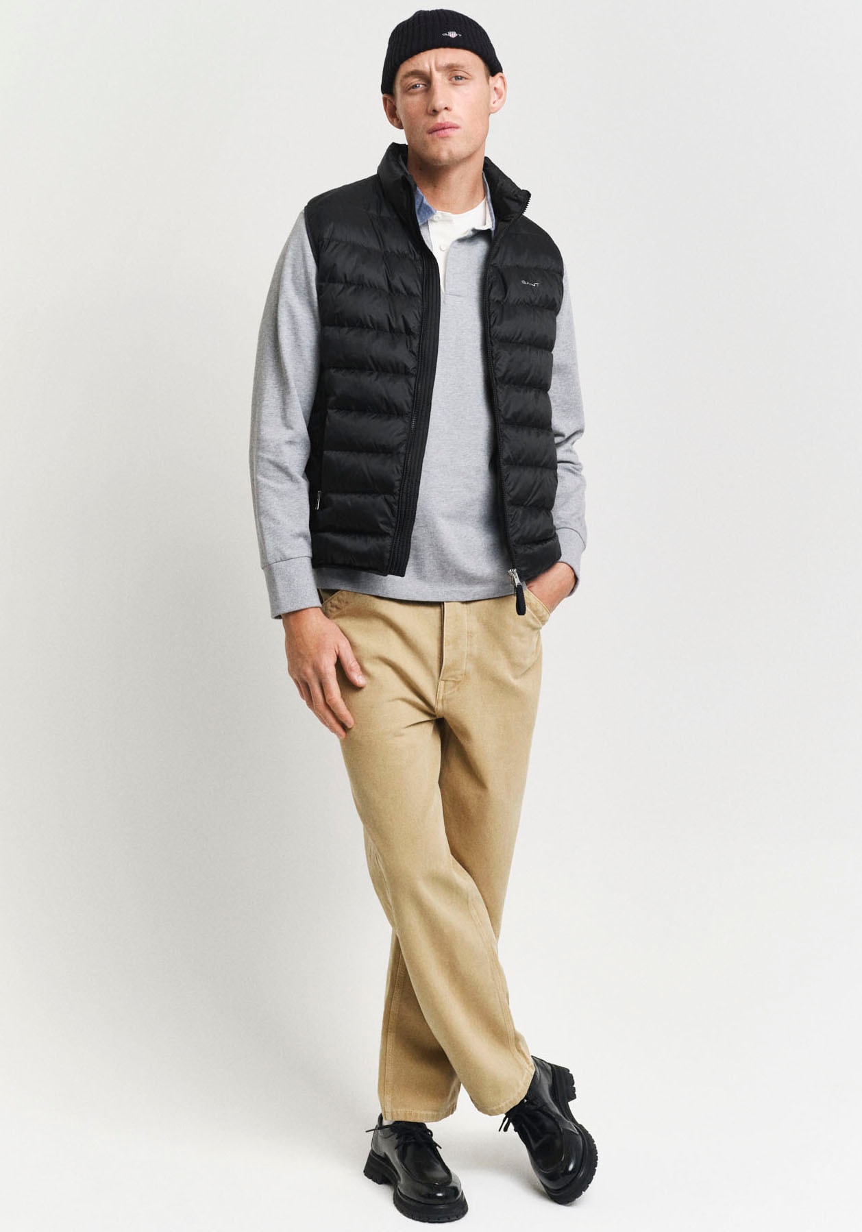 Gant Steppweste »LIGHT GILET«, im Streifen-Stepp-Look