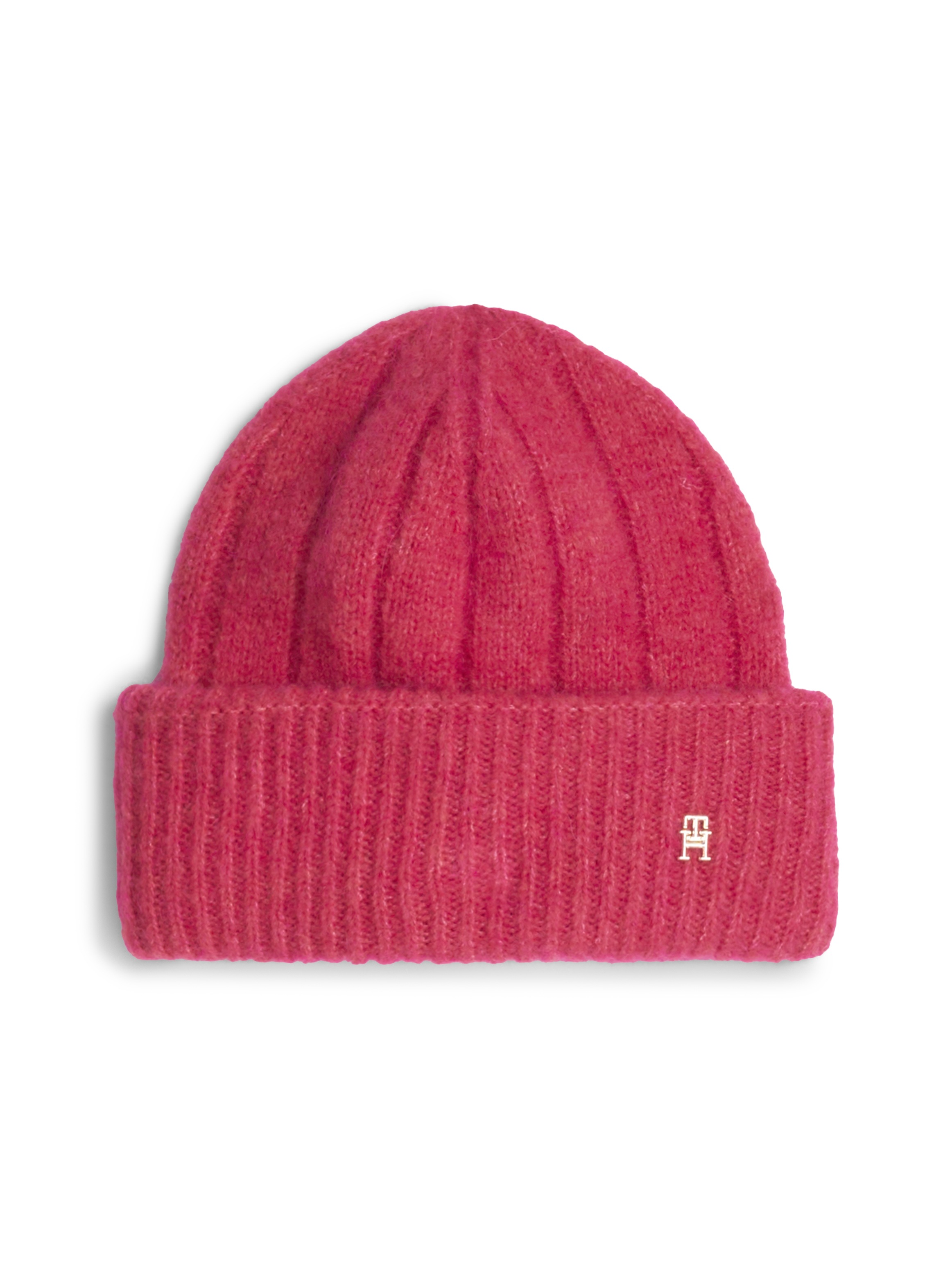 Tommy Hilfiger Beanie »TH TIMELESS BEANIE«, mit Monogramm-Emblem