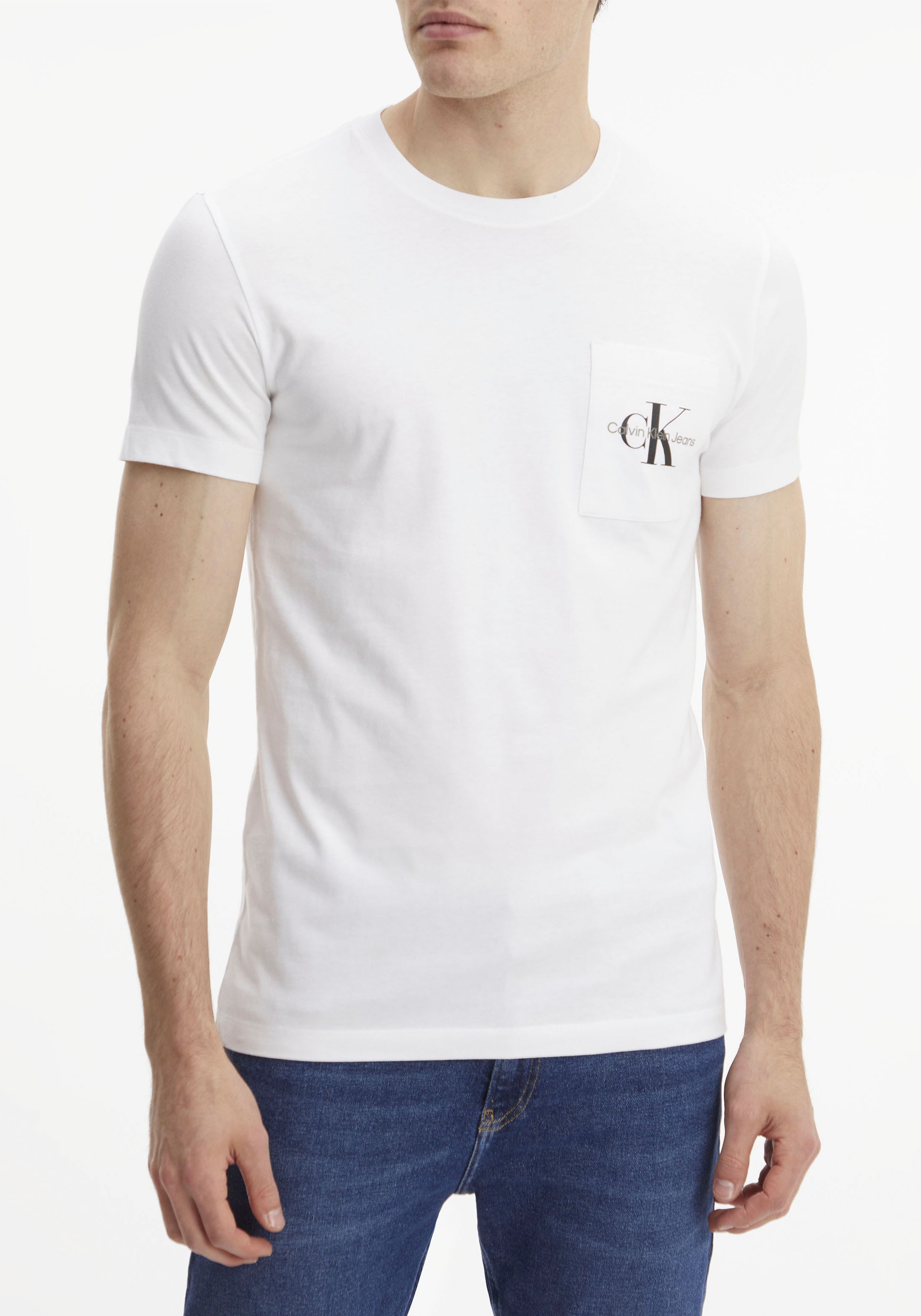 Calvin Klein Jeans T-Shirt »CORE MONOGRAM POCKET SLIM TEE«