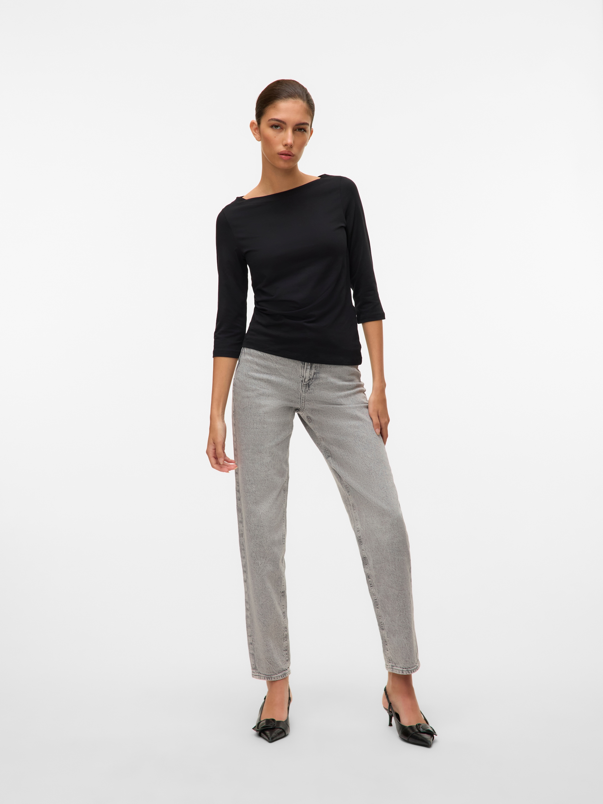 Vero Moda 3/4-Arm-Shirt »VMPANDA MODAL 3/4 TOP JRS NOOS« Baumwollmischung, regular fit