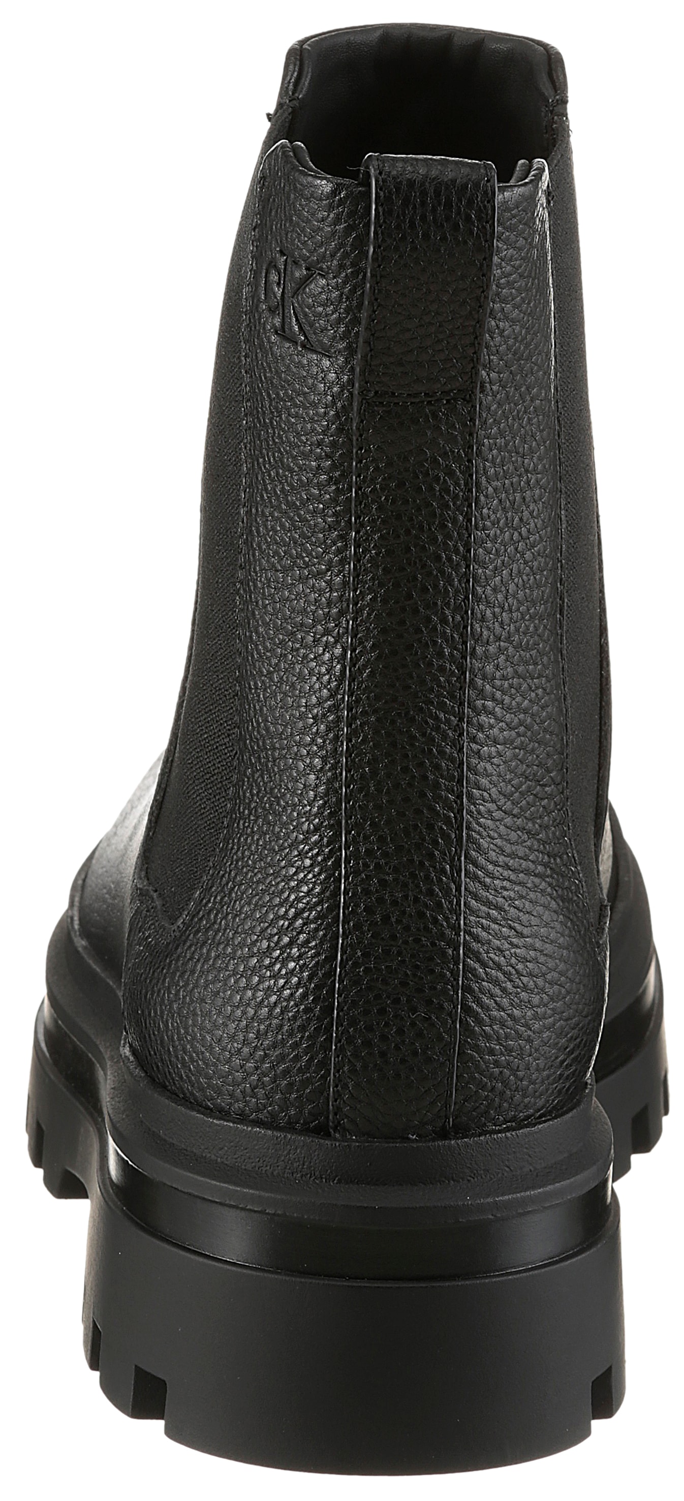 Calvin Klein Jeans Chelseaboots »LUGGED CHELSEA BOOT HIGH LTH«  Stiefelette, Klassik-Boots, Stretcheinsätze, mit Anziehlasche