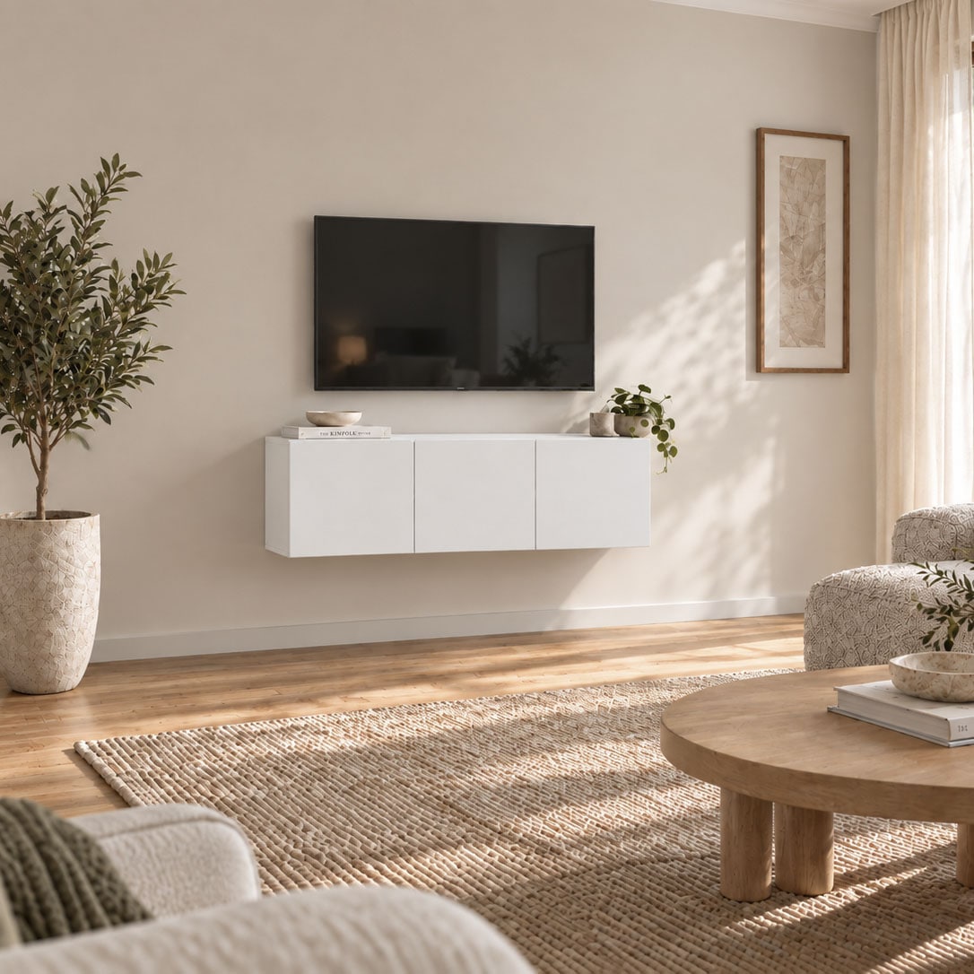 borchardt Möbel Lowboard »Vaasa, Konsole, Hängeschrank mit 3 Türen« Breite 114 cm, nur hängend