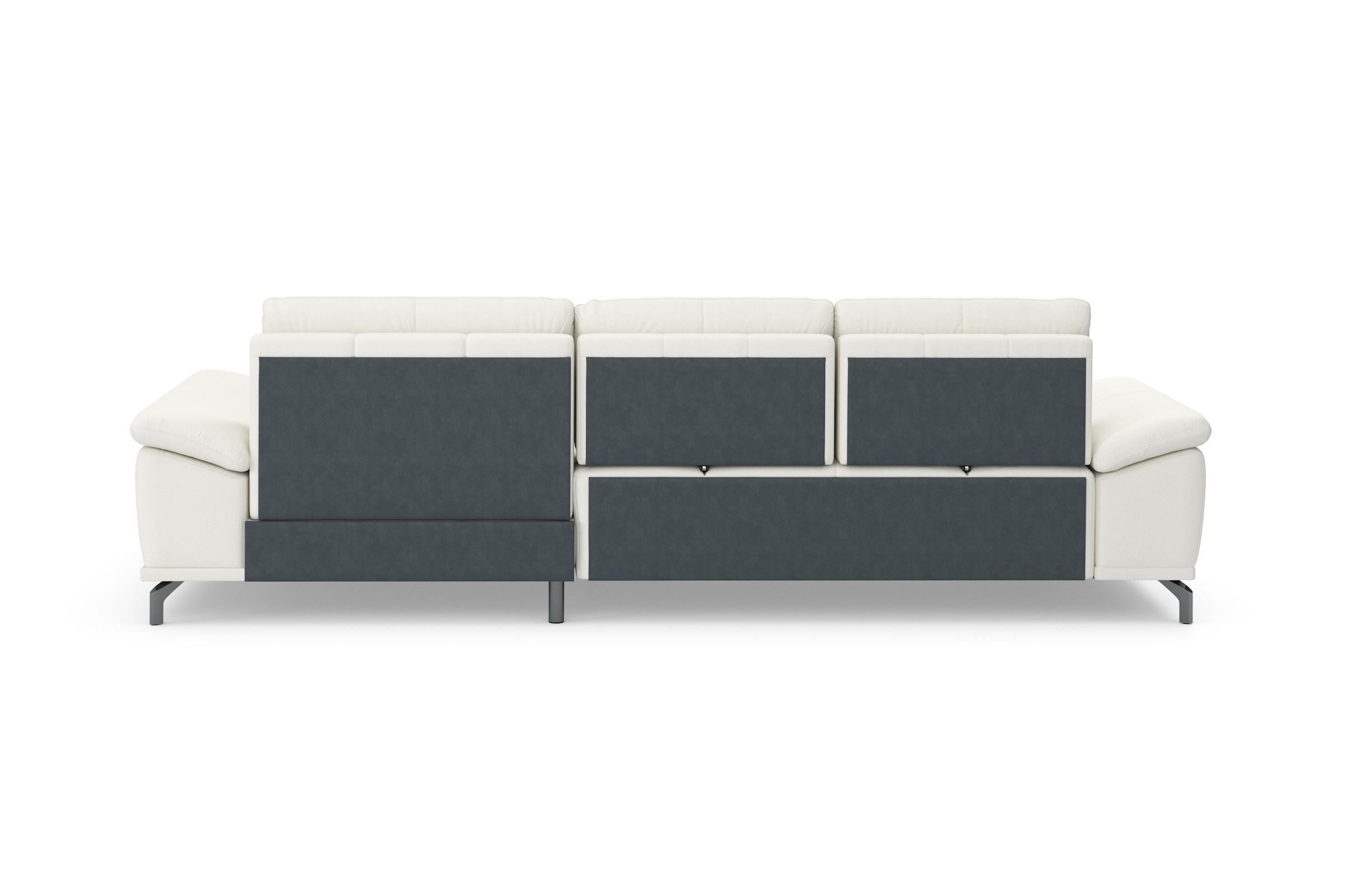 Places of Style Ecksofa Costello, mit Sitztiefenverstellung und Armlehnfunktion, incl. 3 Nierenkissen