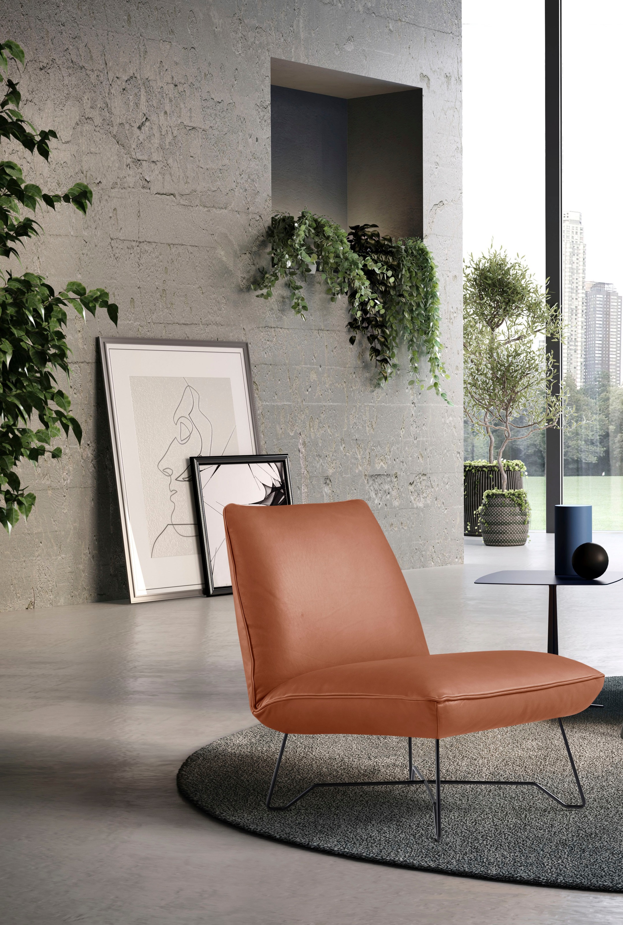 Egoitaliano Sessel »Lia Loungesessel, elegant und stylisch, toller Sitzkomfort«, extravaganter Designsessel, Solitärsessel