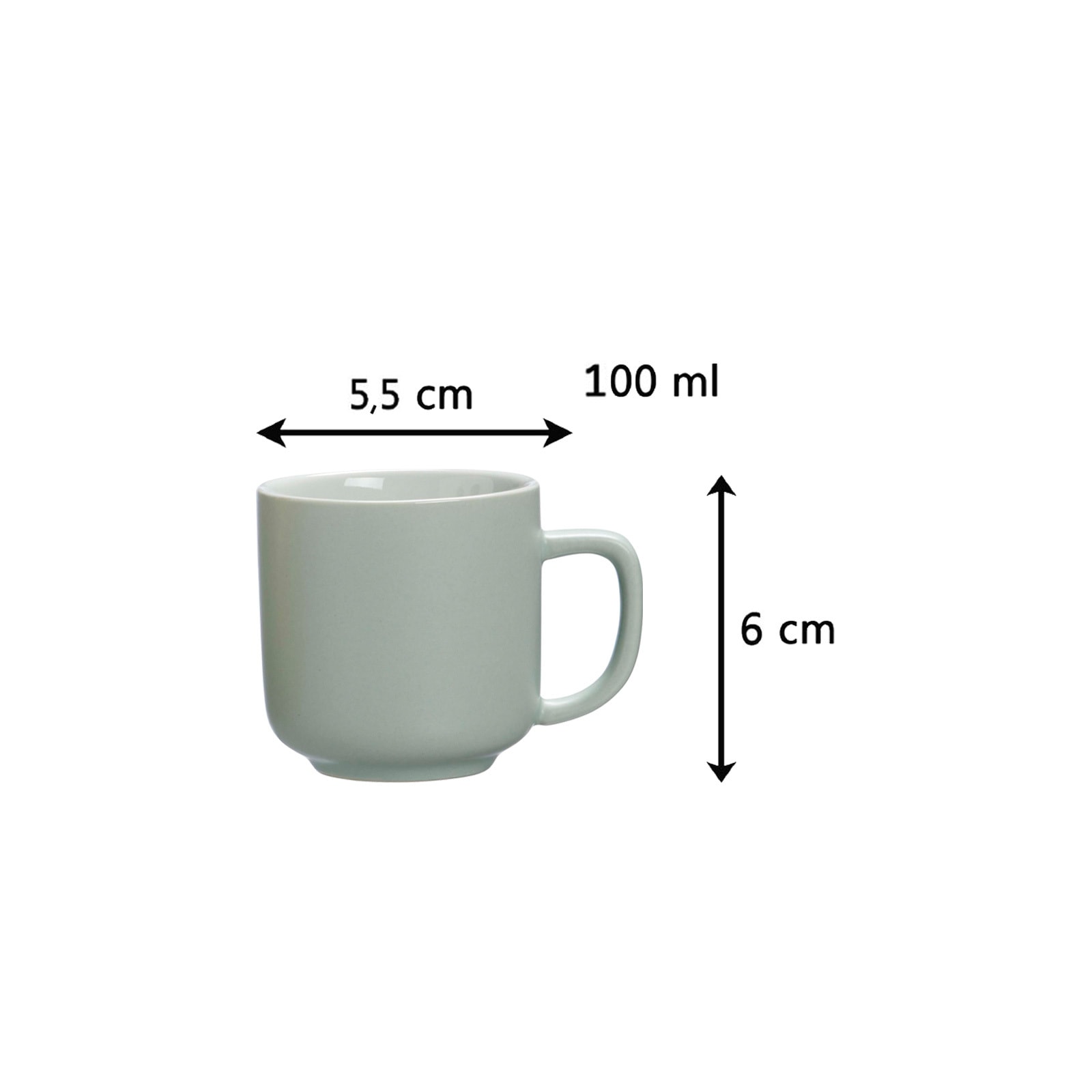 Ritzenhoff & Breker Tasse »Espressotasse mit Untertasse Jasper 100 ml«