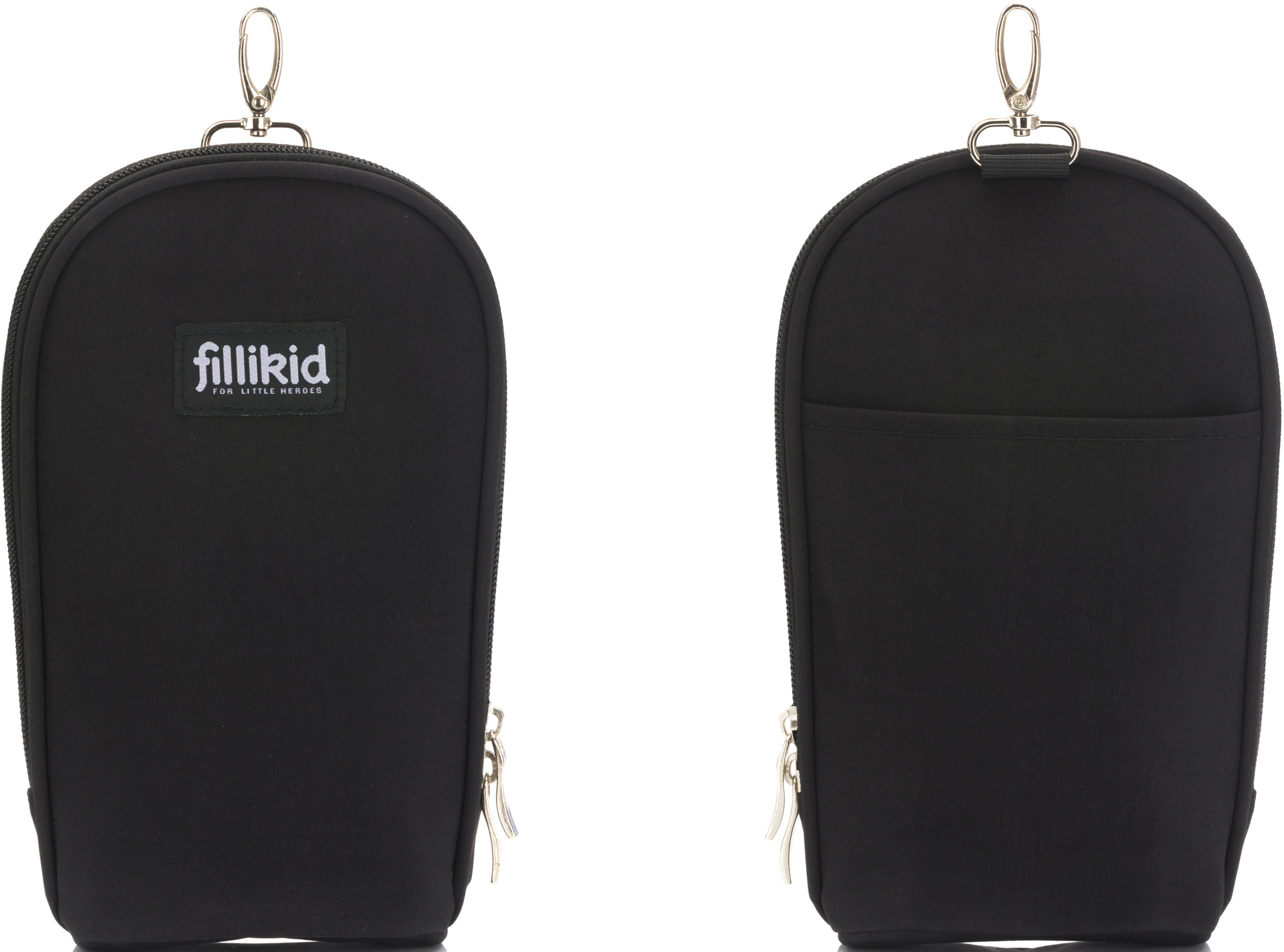 Fillikid Wickeltasche »Palma, schwarz«, mit Thermotasche und Wickelunterlage