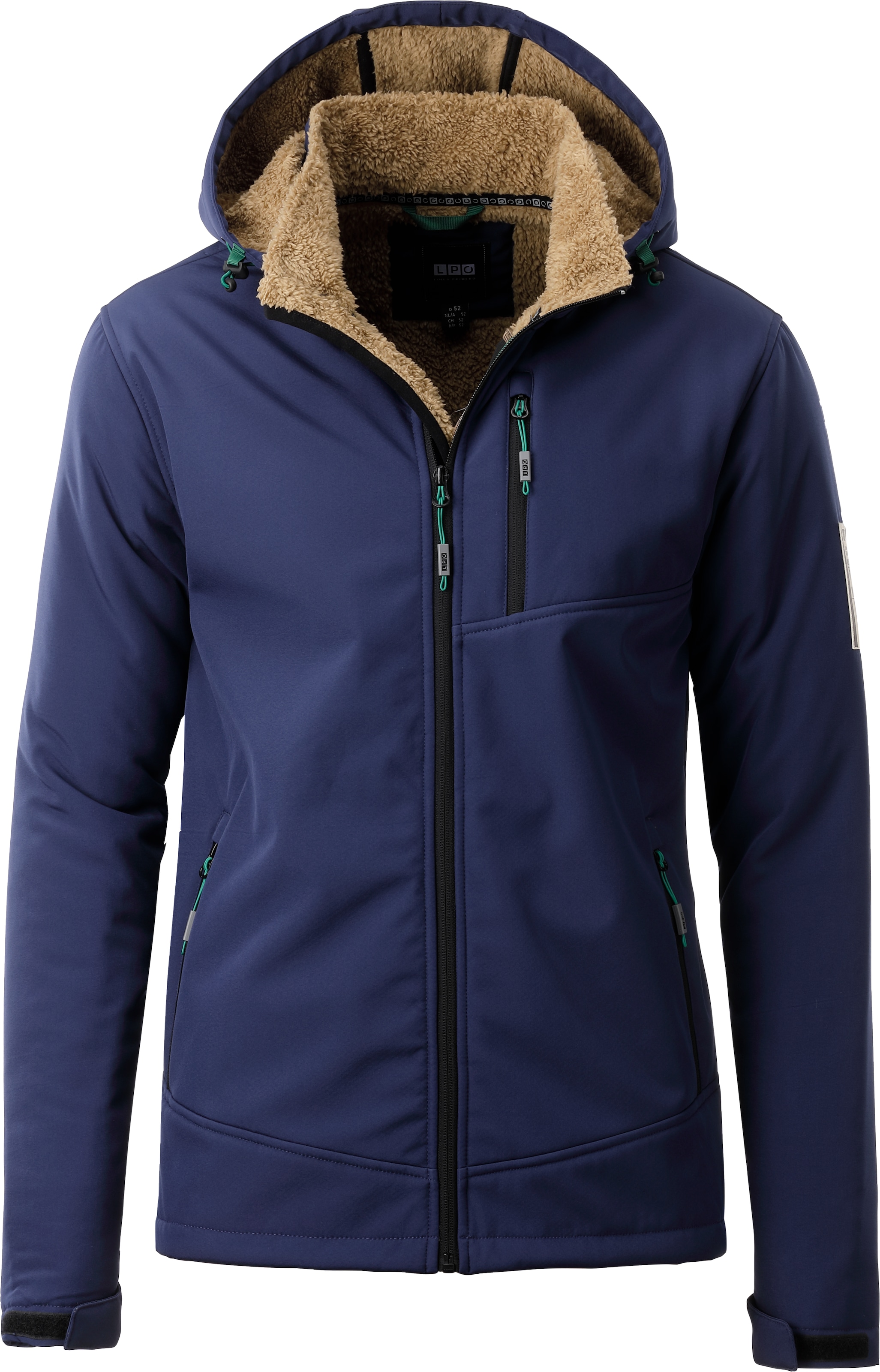 LPO Softshelljacke »DEXTER PEAK III MEN«, mit abnehmbarer Kapuze